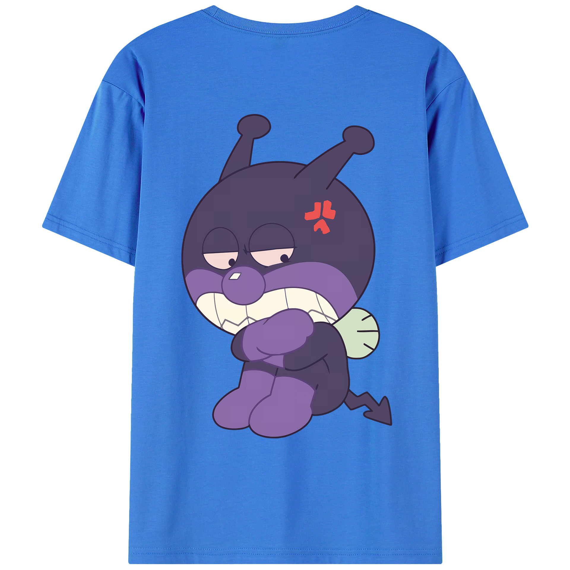 （画像用） アンパンマン Anpanman 綿100％ メンズ半袖Tシャツ（バックプリント） 通気性