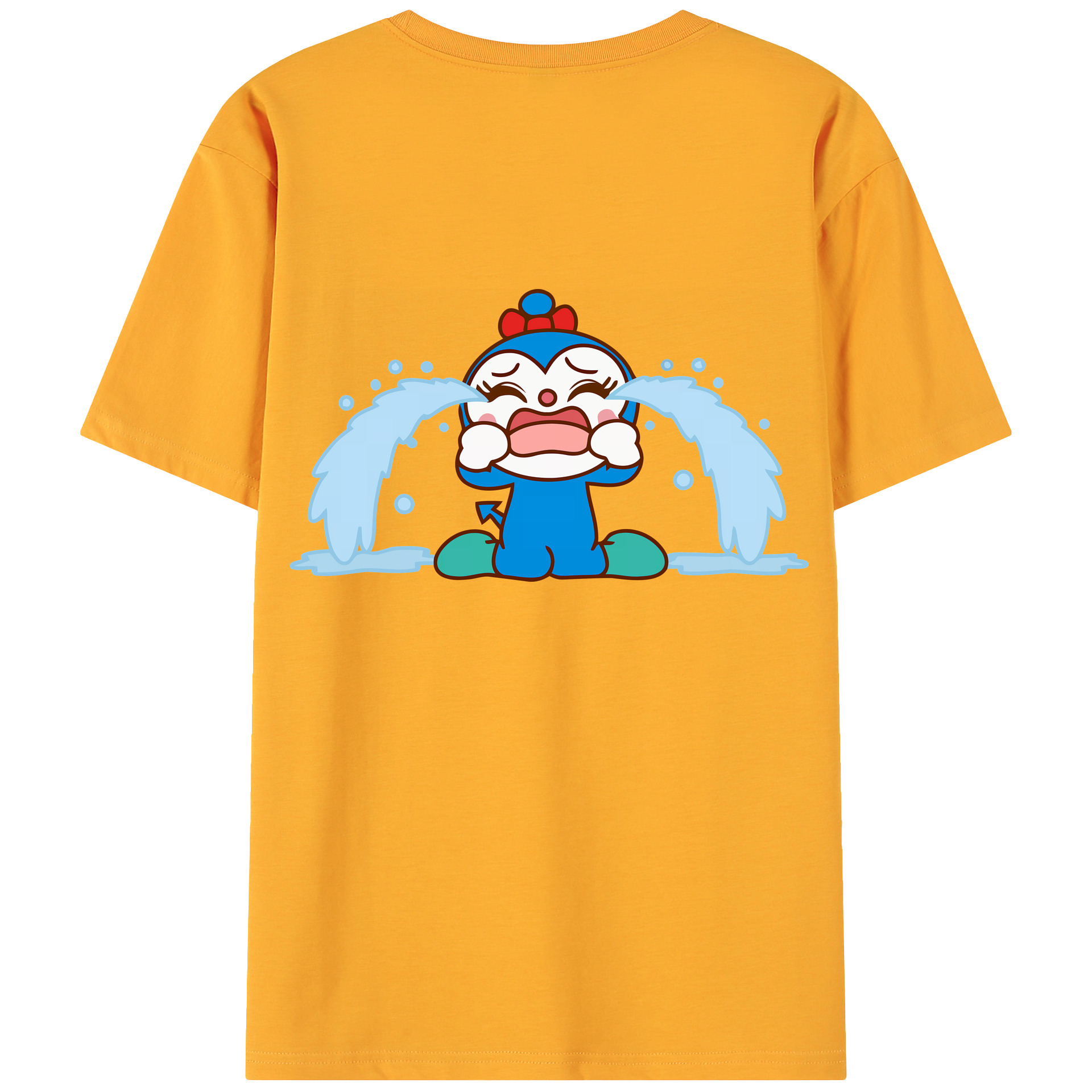 （画像用） アンパンマン Anpanman 綿100％ メンズ半袖Tシャツ（バックプリント） 通気性