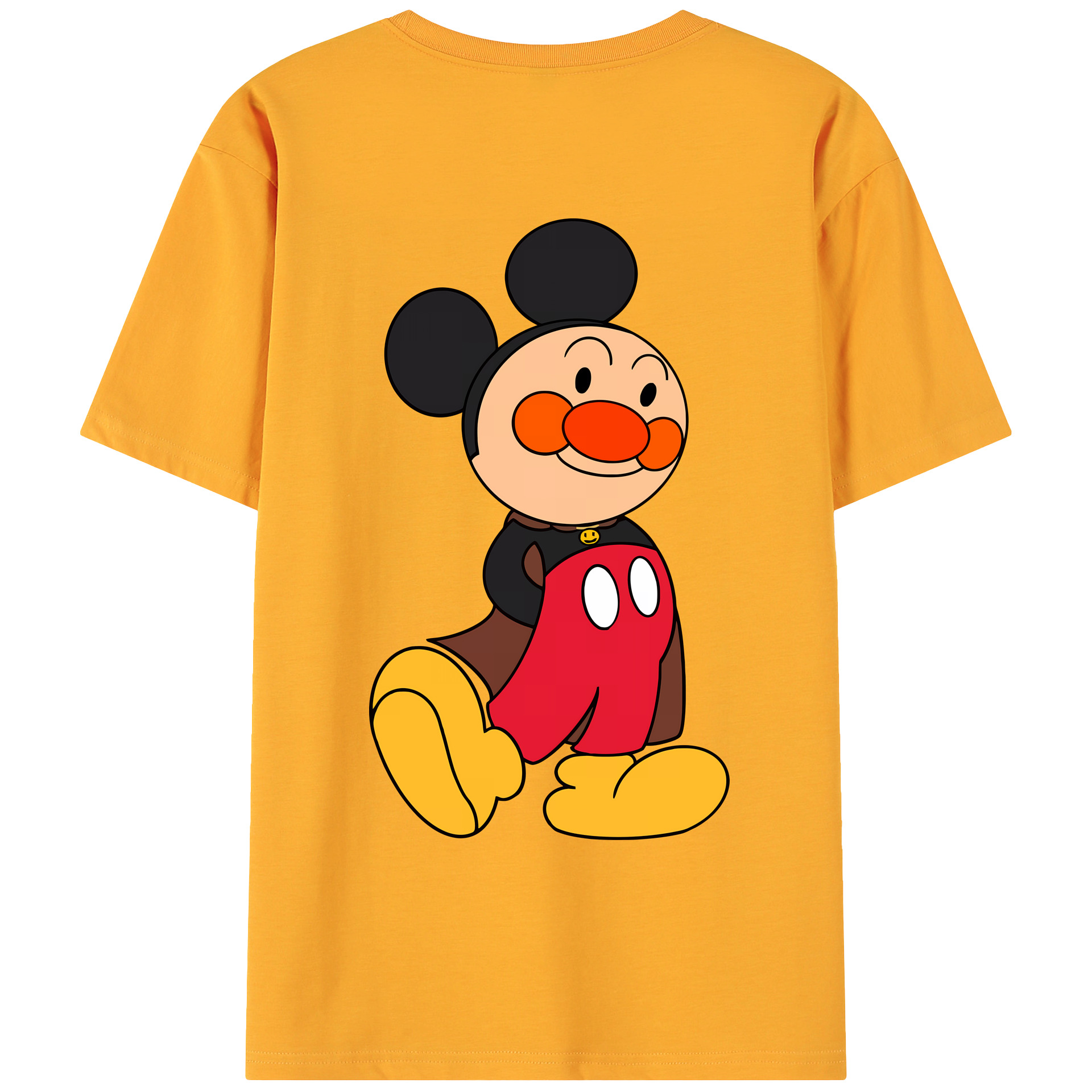 （画像用） アンパンマン Anpanman 綿100％ メンズ半袖Tシャツ（バックプリント） 通気性