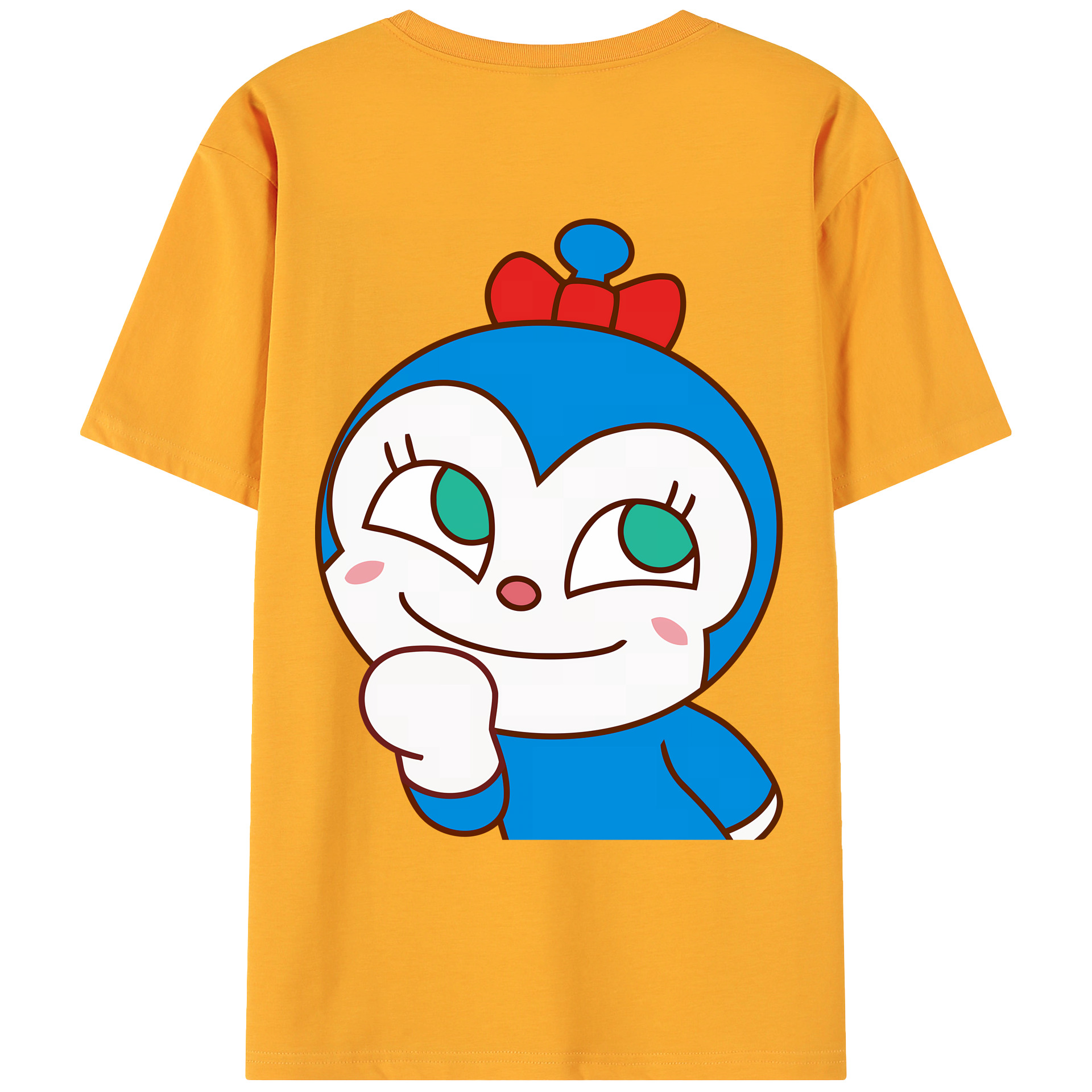 （画像用） アンパンマン Anpanman 綿100％ メンズ半袖Tシャツ（バックプリント） 通気性