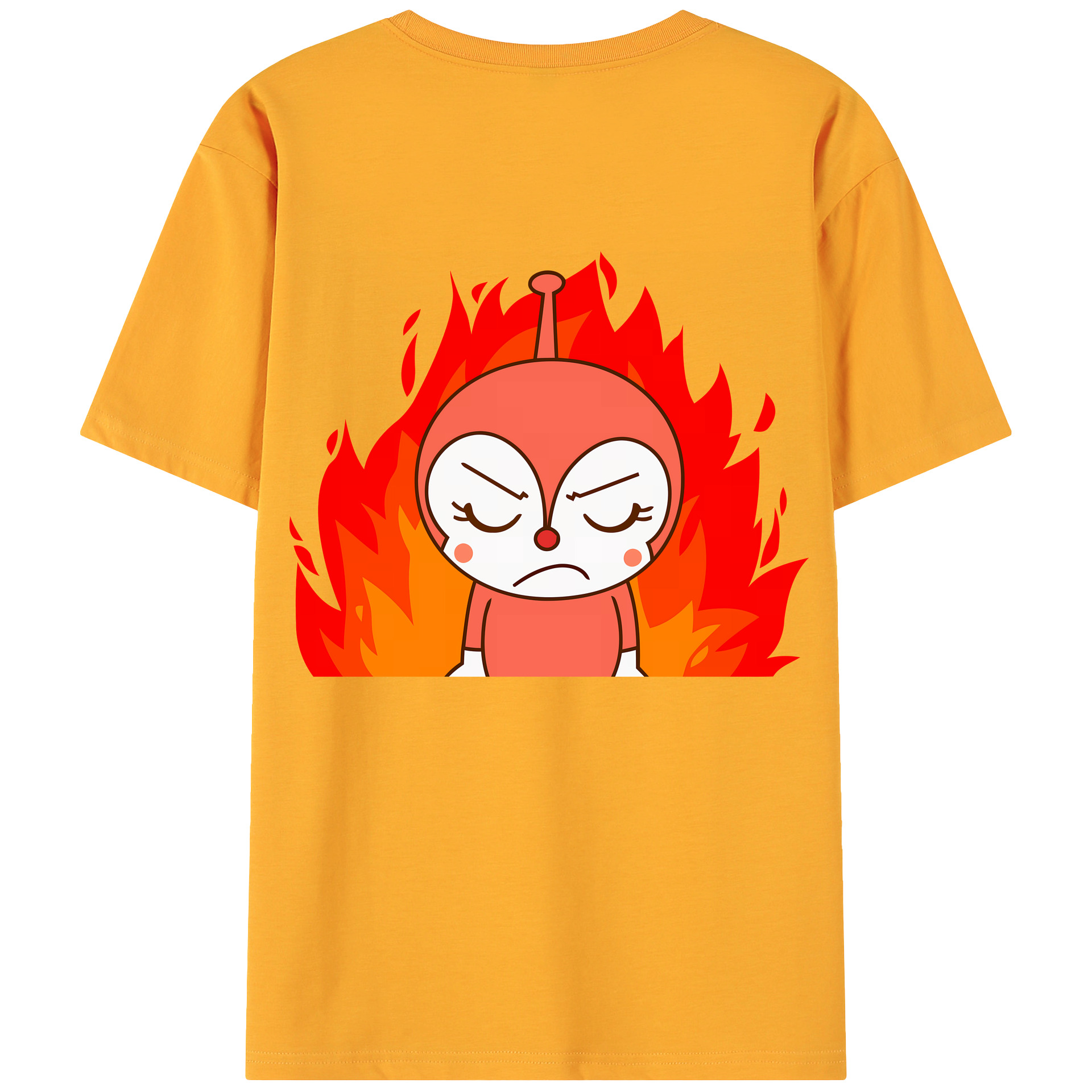 （画像用） アンパンマン Anpanman 綿100％ メンズ半袖Tシャツ（バックプリント） 通気性