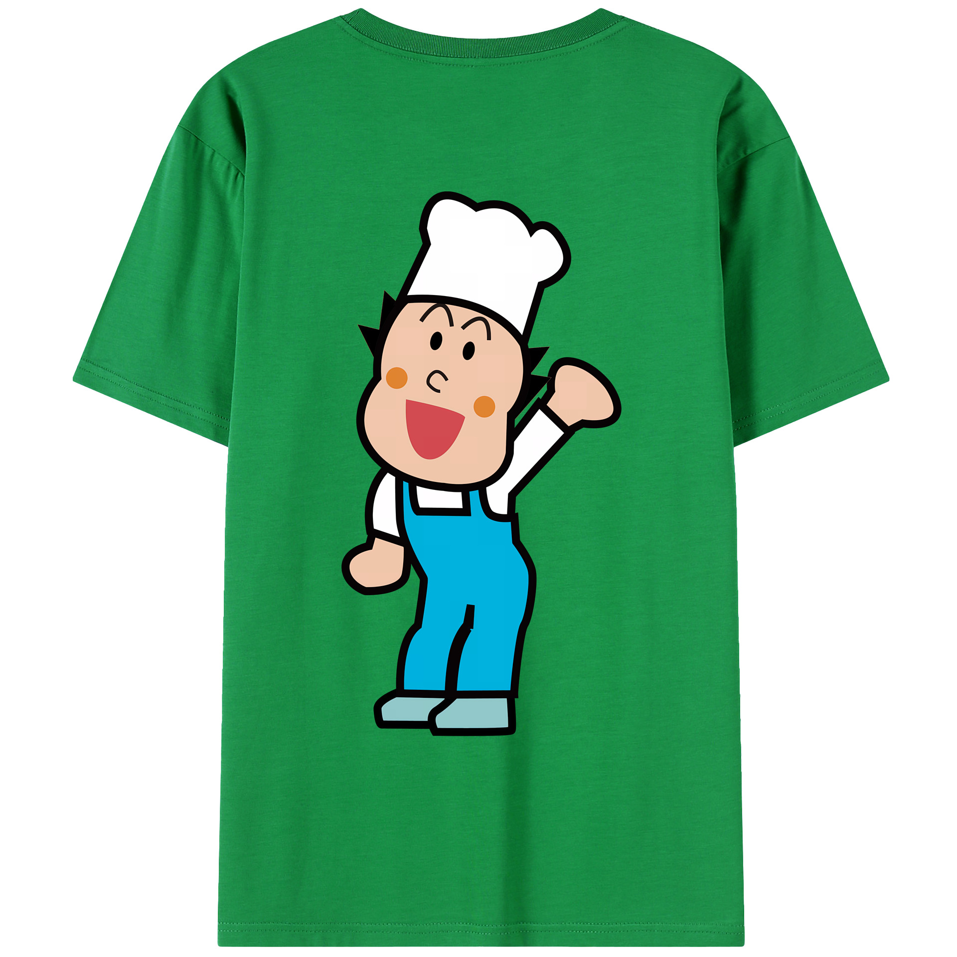 （画像用） アンパンマン Anpanman 綿100％ メンズ半袖Tシャツ（バックプリント） 通気性