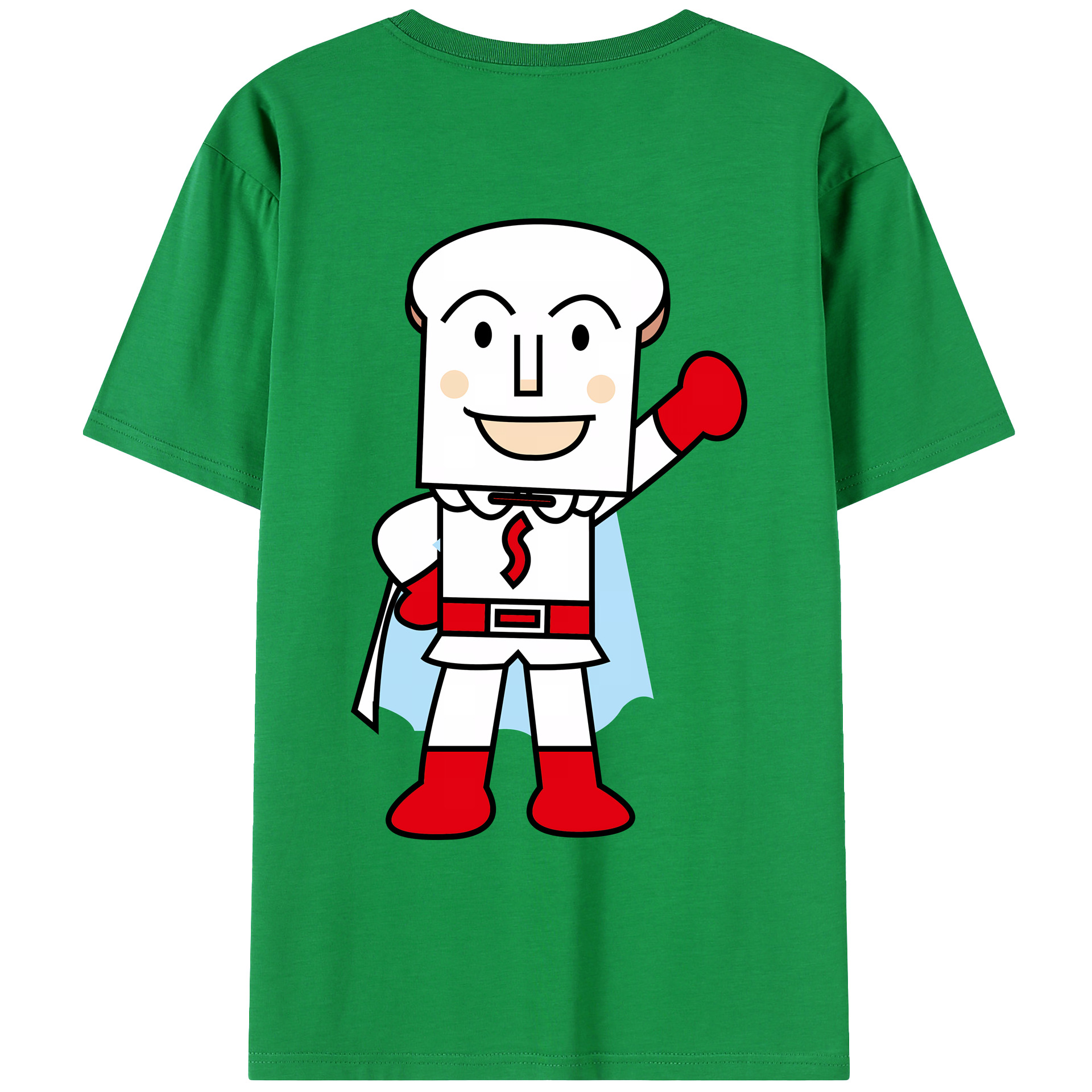 （画像用） アンパンマン Anpanman 綿100％ メンズ半袖Tシャツ（バックプリント） 通気性