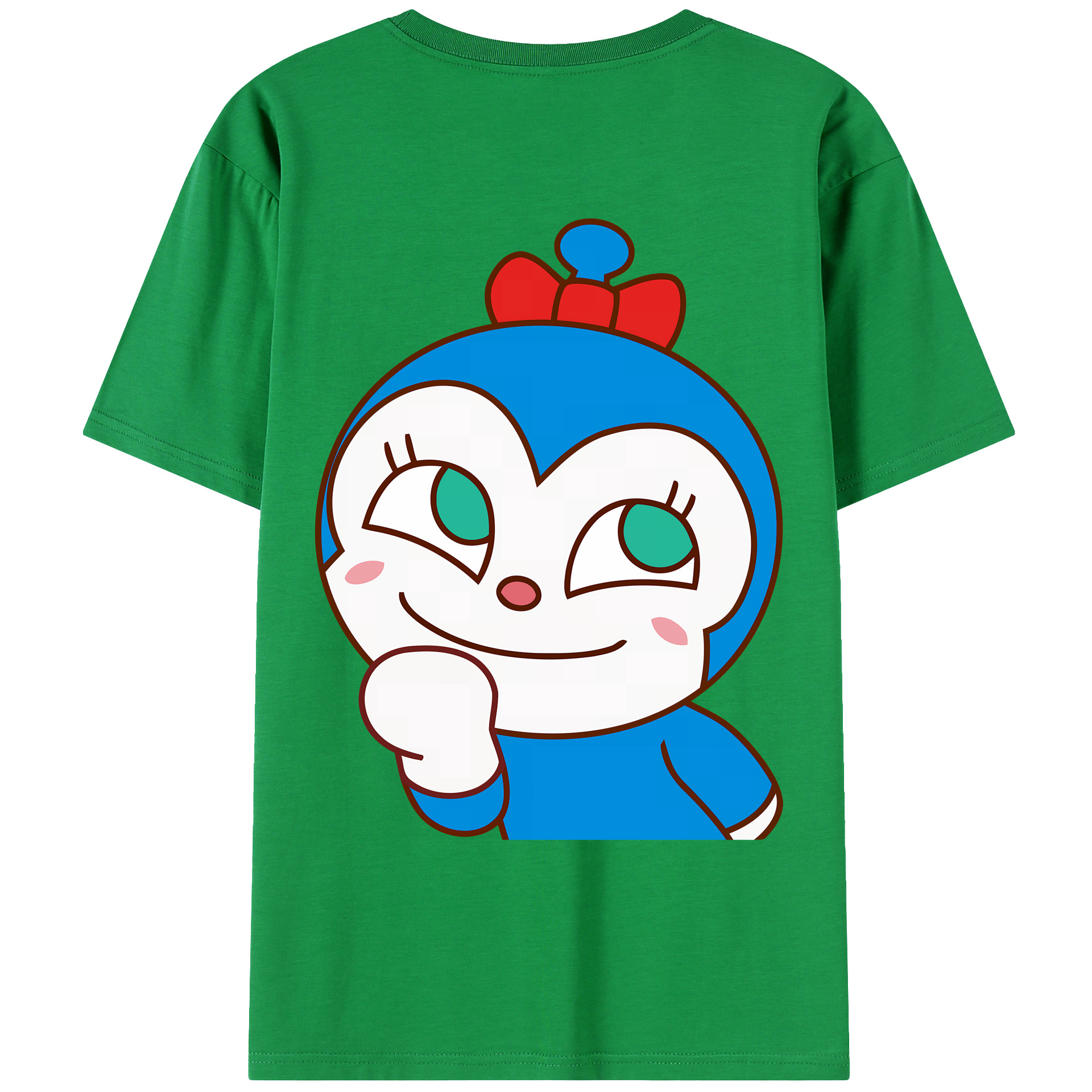 （画像用） アンパンマン Anpanman 綿100％ メンズ半袖Tシャツ（バックプリント） 通気性