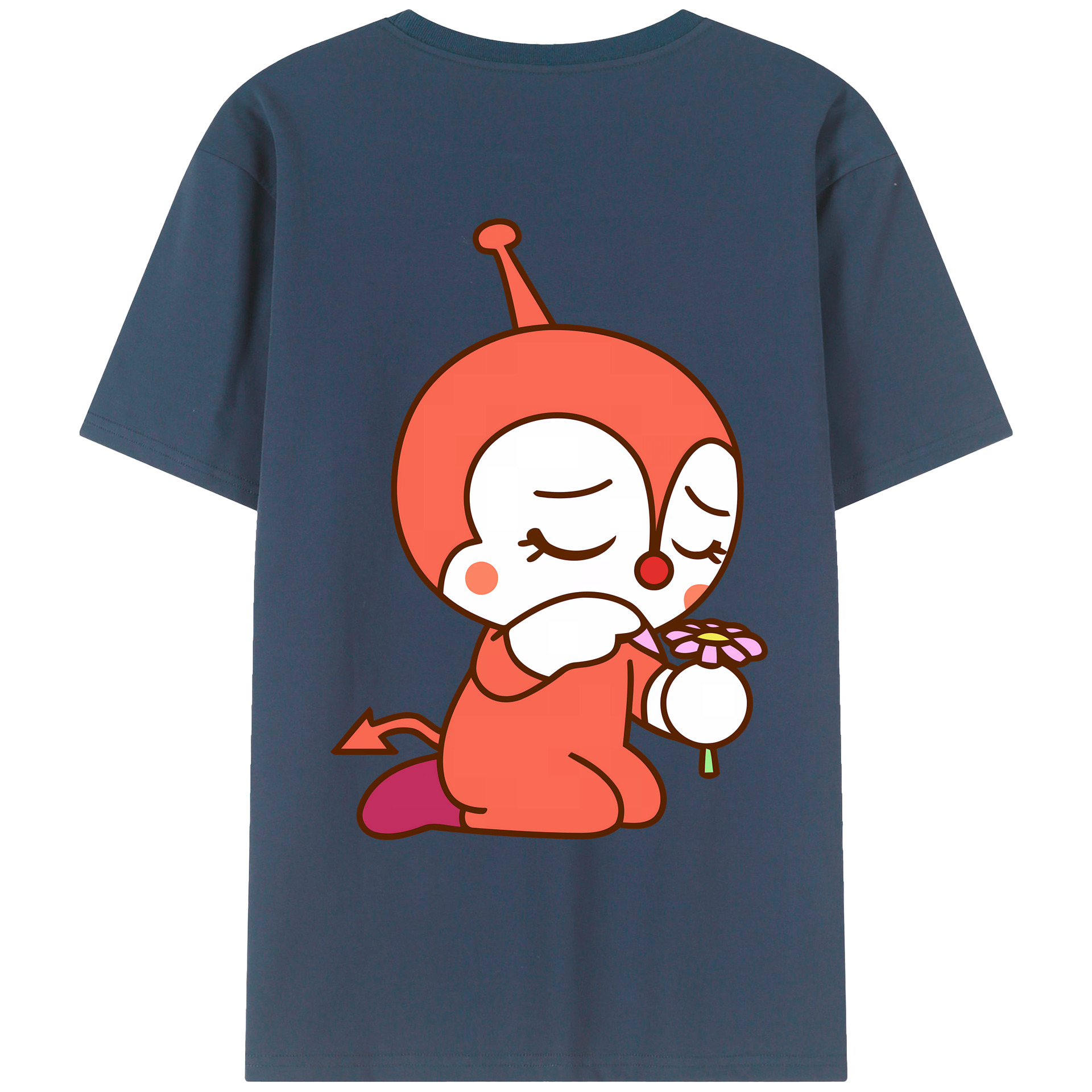 （画像用） アンパンマン Anpanman 綿100％ メンズ半袖Tシャツ（バックプリント） 通気性