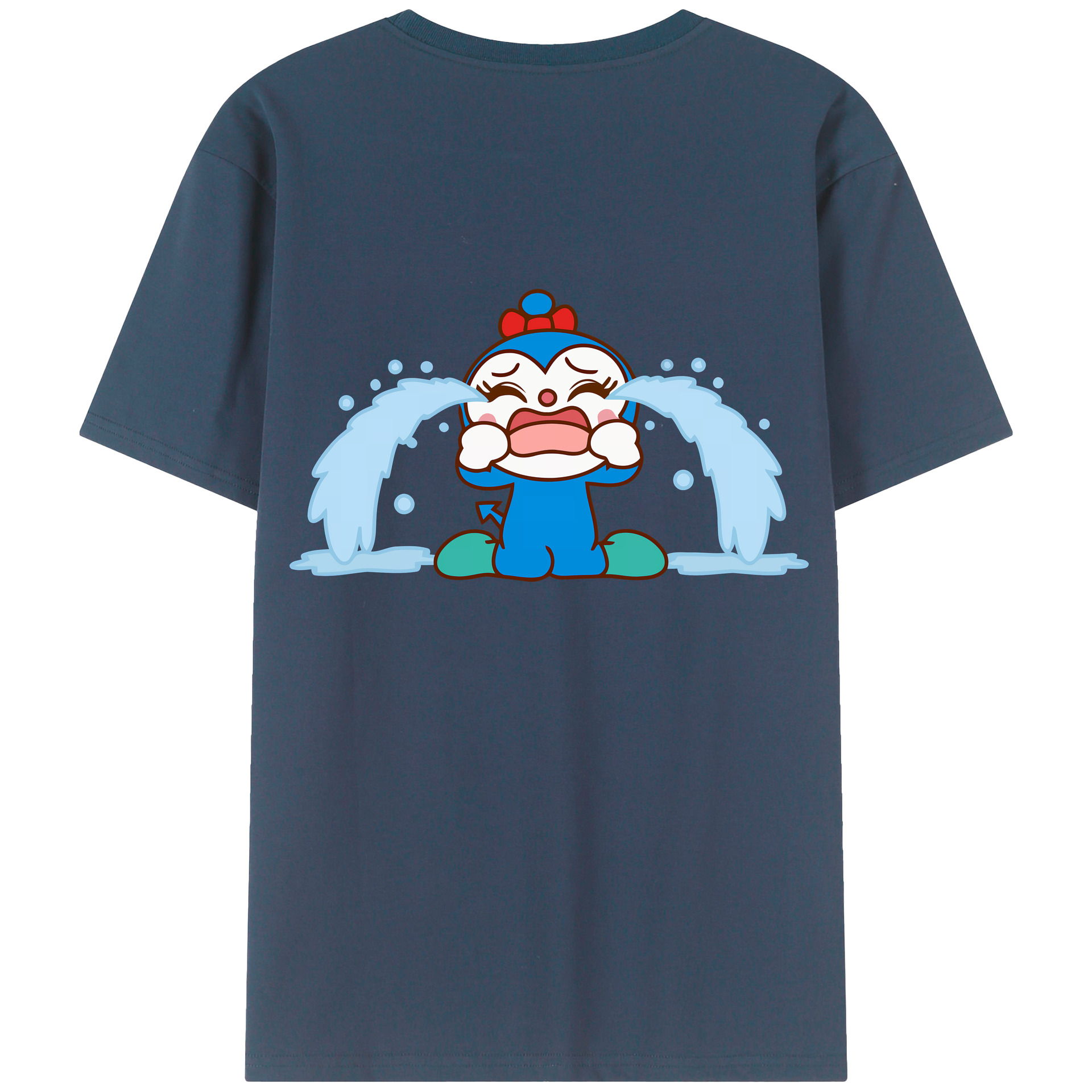 （画像用） アンパンマン Anpanman 綿100％ メンズ半袖Tシャツ（バックプリント） 通気性