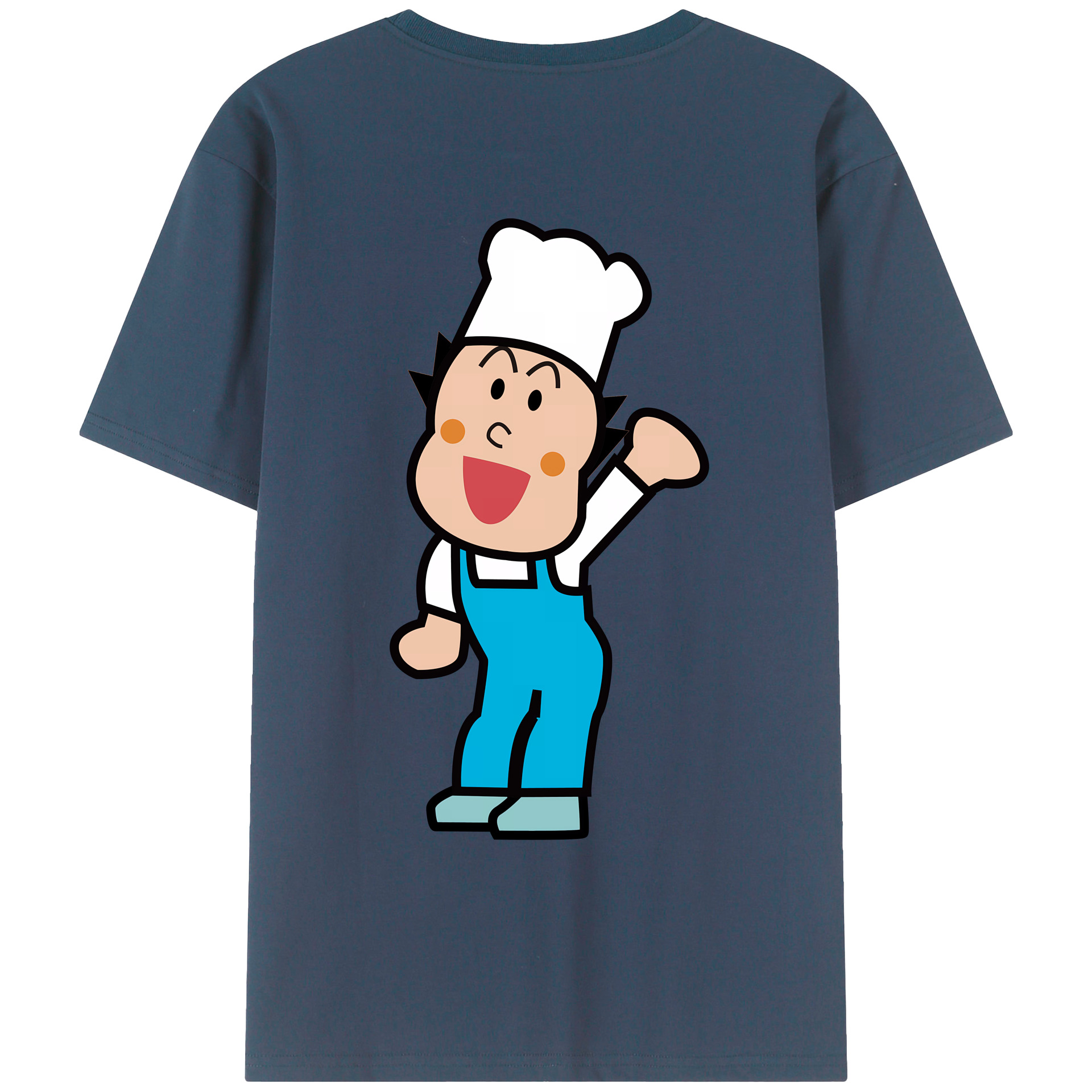 （画像用） アンパンマン Anpanman 綿100％ メンズ半袖Tシャツ（バックプリント） 通気性