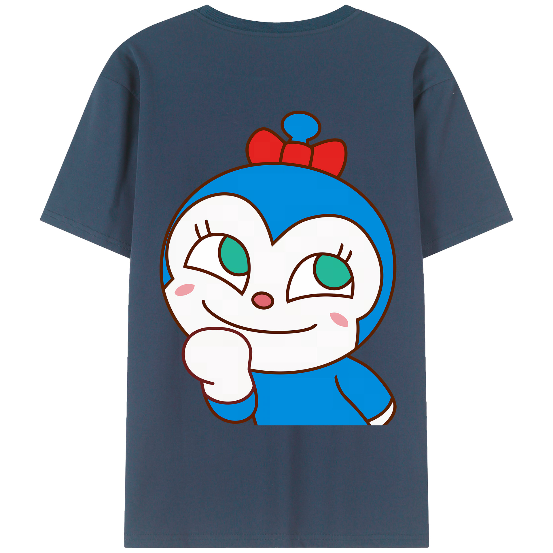 （画像用） アンパンマン Anpanman 綿100％ メンズ半袖Tシャツ（バックプリント） 通気性