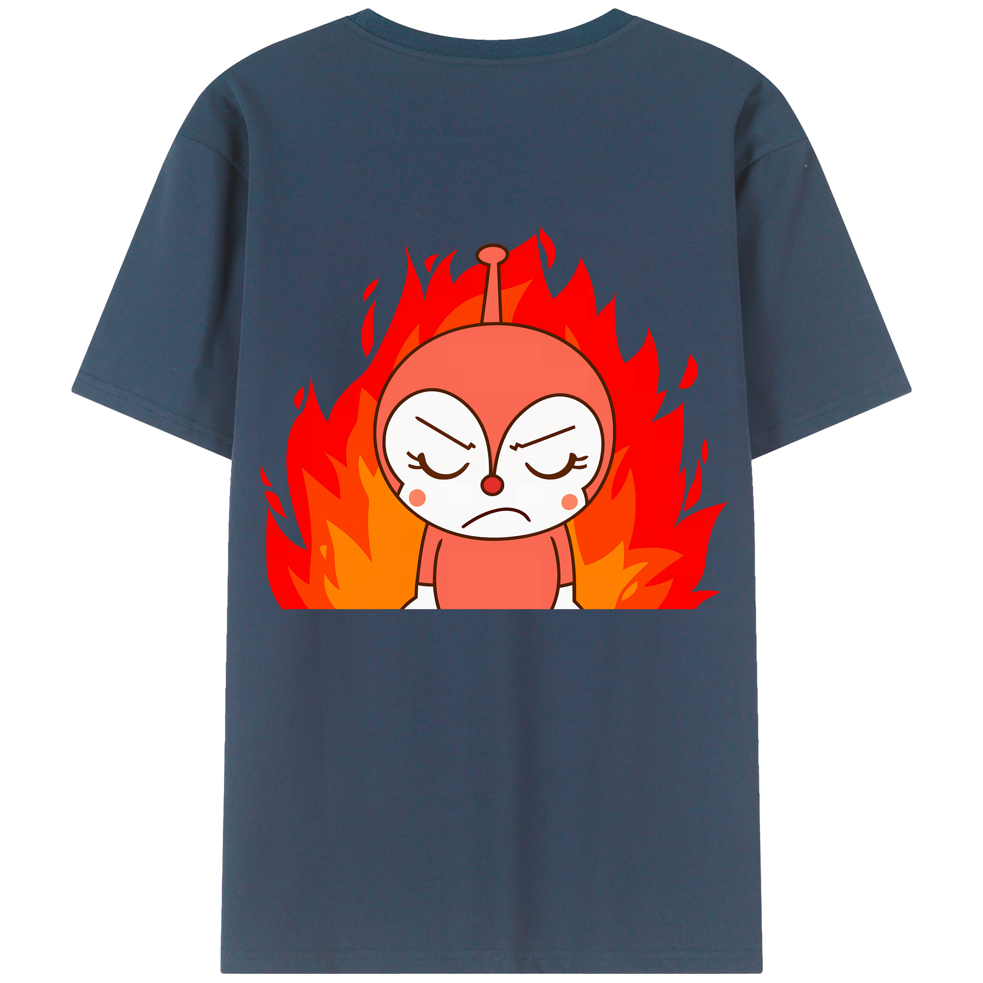 （画像用） アンパンマン Anpanman 綿100％ メンズ半袖Tシャツ（バックプリント） 通気性