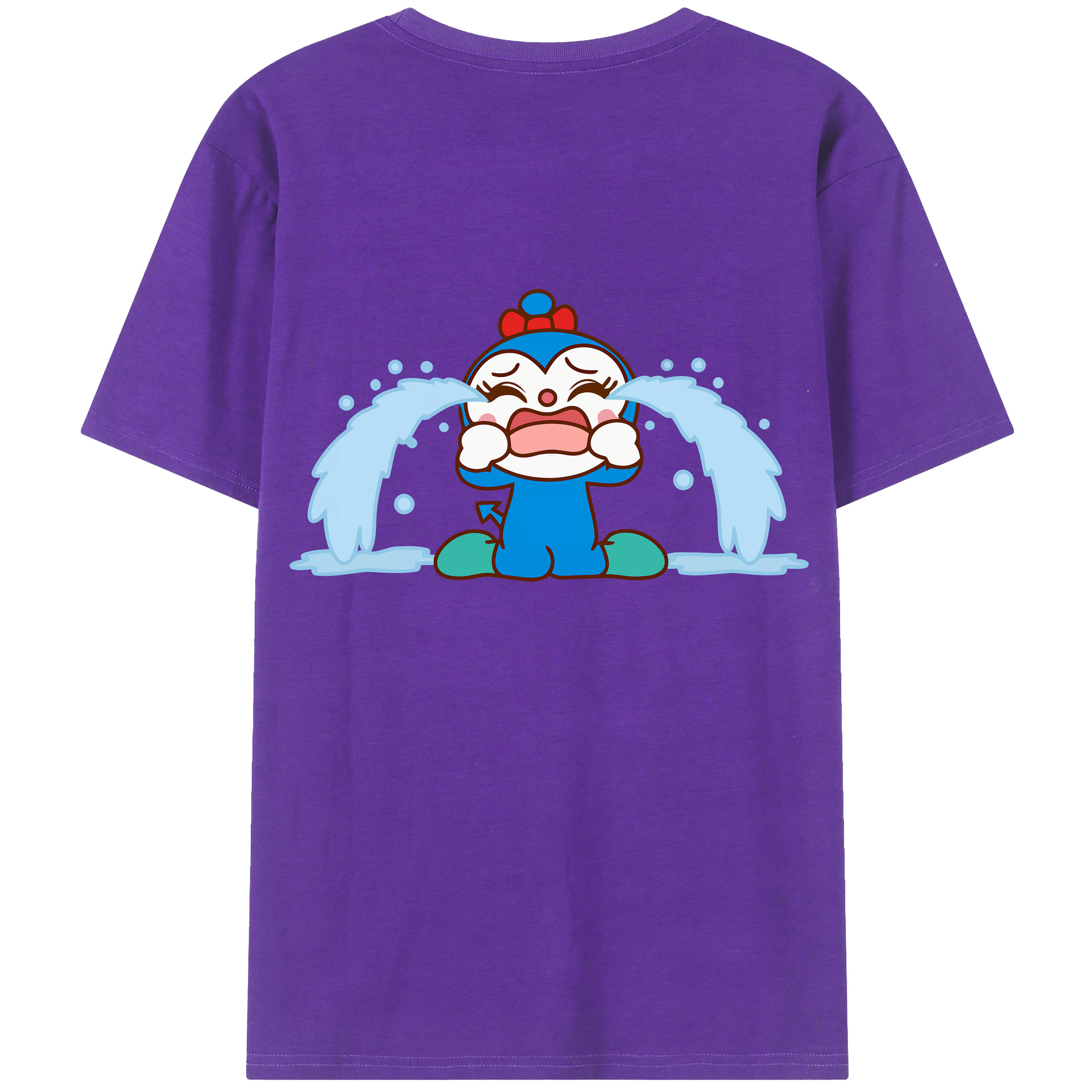 （画像用） アンパンマン Anpanman 綿100％ メンズ半袖Tシャツ（バックプリント） 通気性