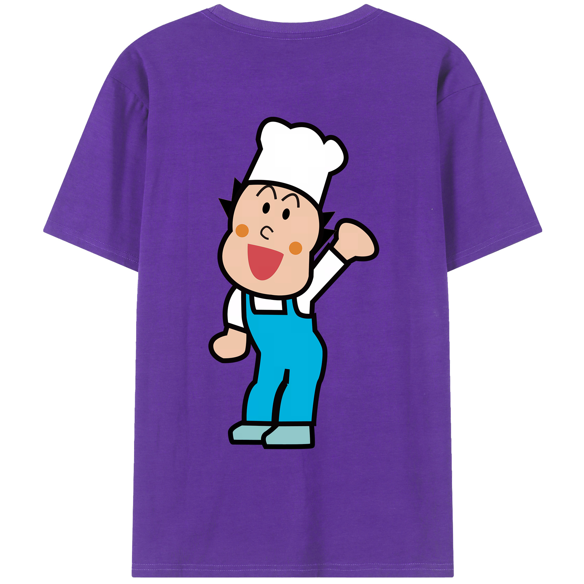 （画像用） アンパンマン Anpanman 綿100％ メンズ半袖Tシャツ（バックプリント） 通気性