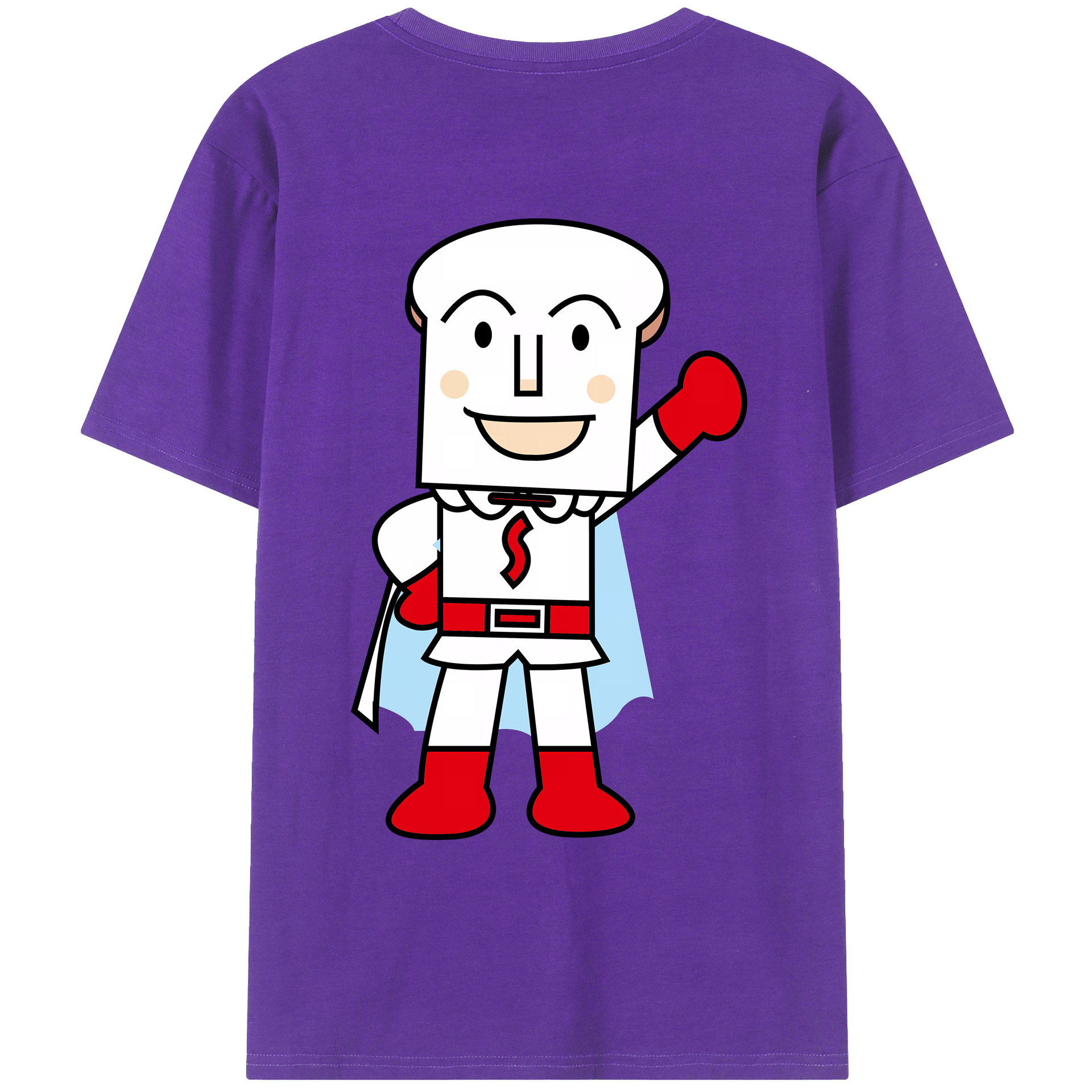 （画像用） アンパンマン Anpanman 綿100％ メンズ半袖Tシャツ（バックプリント） 通気性