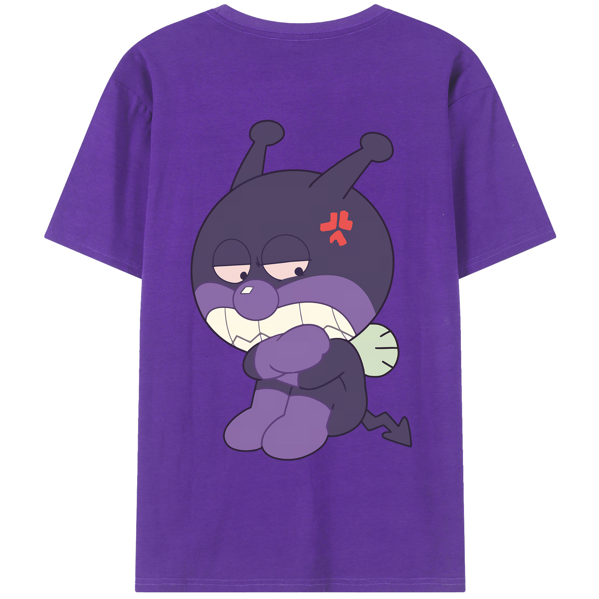 （画像用） アンパンマン Anpanman 綿100％ メンズ半袖Tシャツ（バックプリント） 通気性