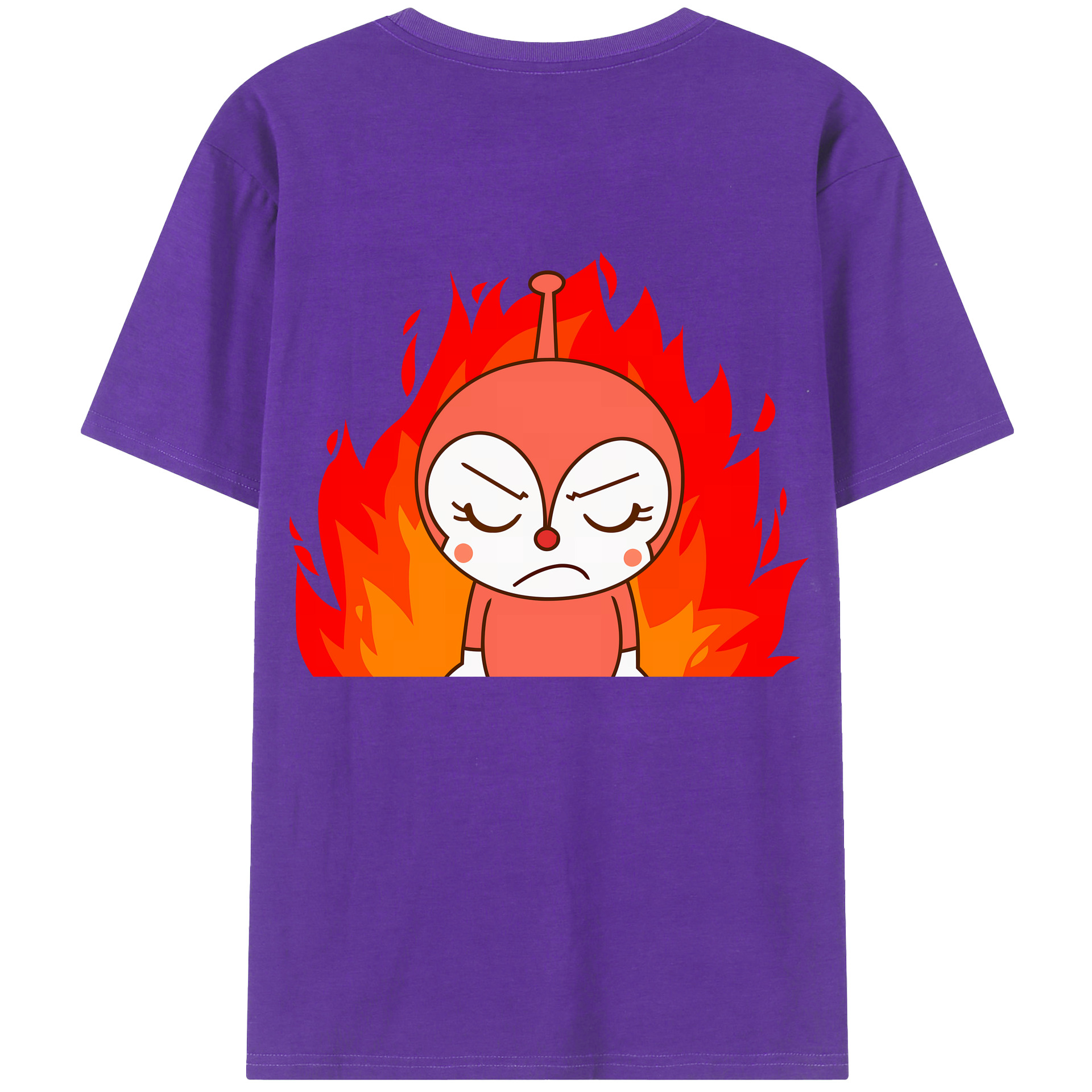 （画像用） アンパンマン Anpanman 綿100％ メンズ半袖Tシャツ（バックプリント） 通気性