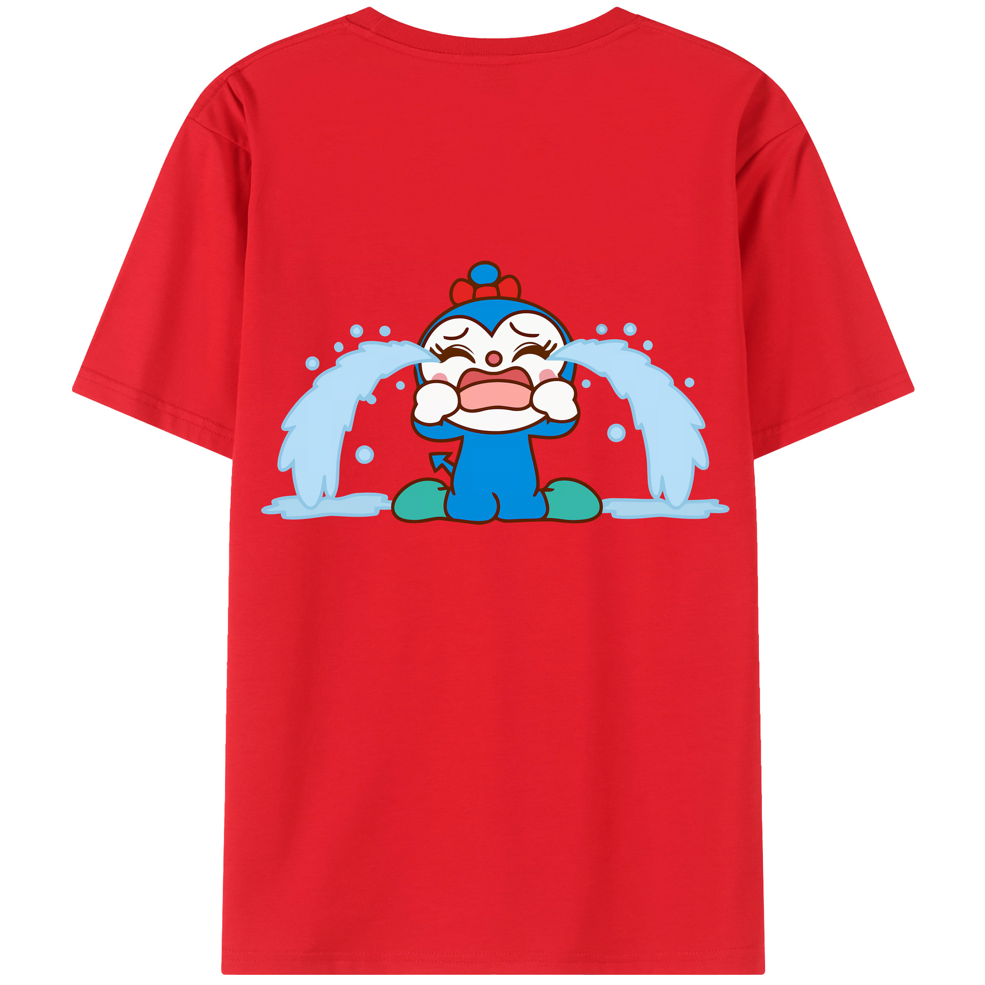 （画像用） アンパンマン Anpanman 綿100％ メンズ半袖Tシャツ（バックプリント） 通気性