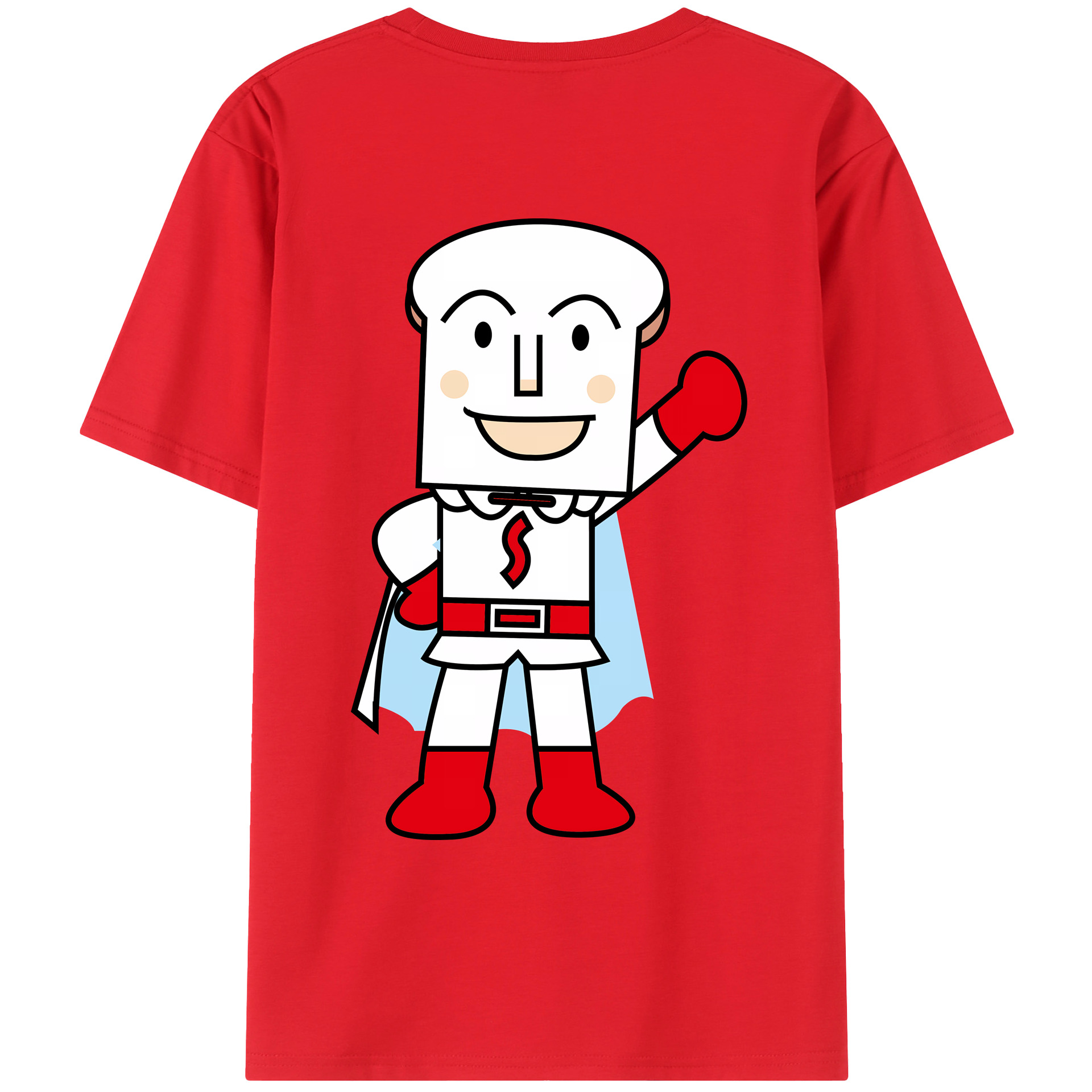 （画像用） アンパンマン Anpanman 綿100％ メンズ半袖Tシャツ（バックプリント） 通気性