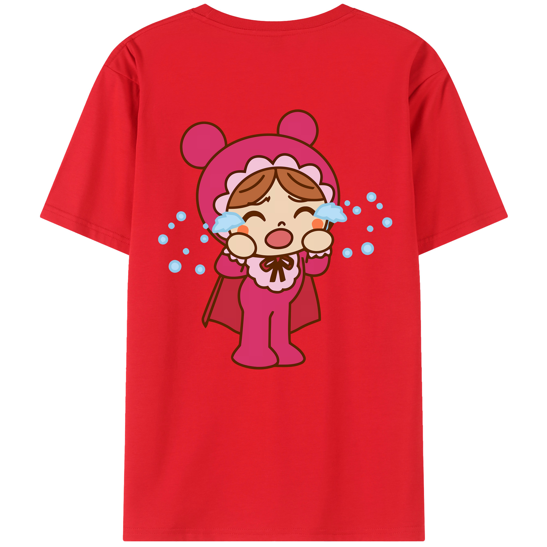 （画像用） アンパンマン Anpanman 綿100％ メンズ半袖Tシャツ（バックプリント） 通気性