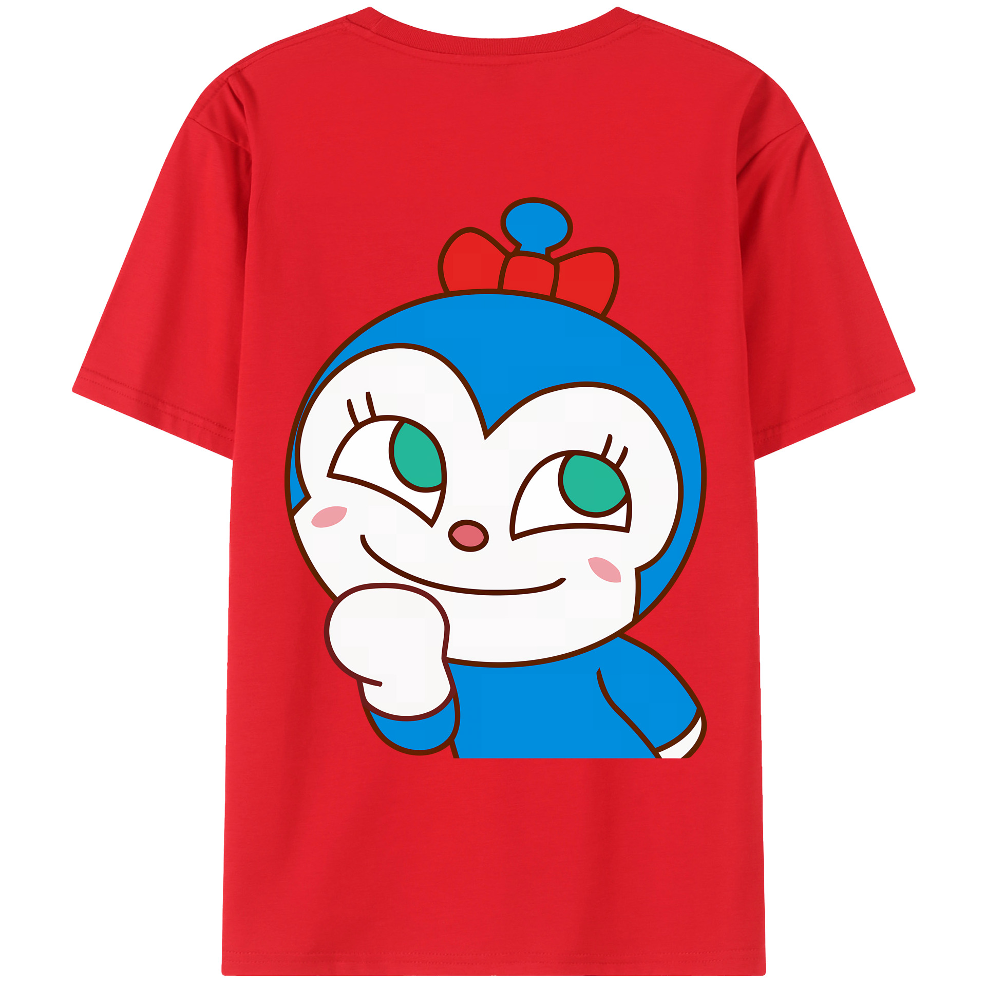 （画像用） アンパンマン Anpanman 綿100％ メンズ半袖Tシャツ（バックプリント） 通気性
