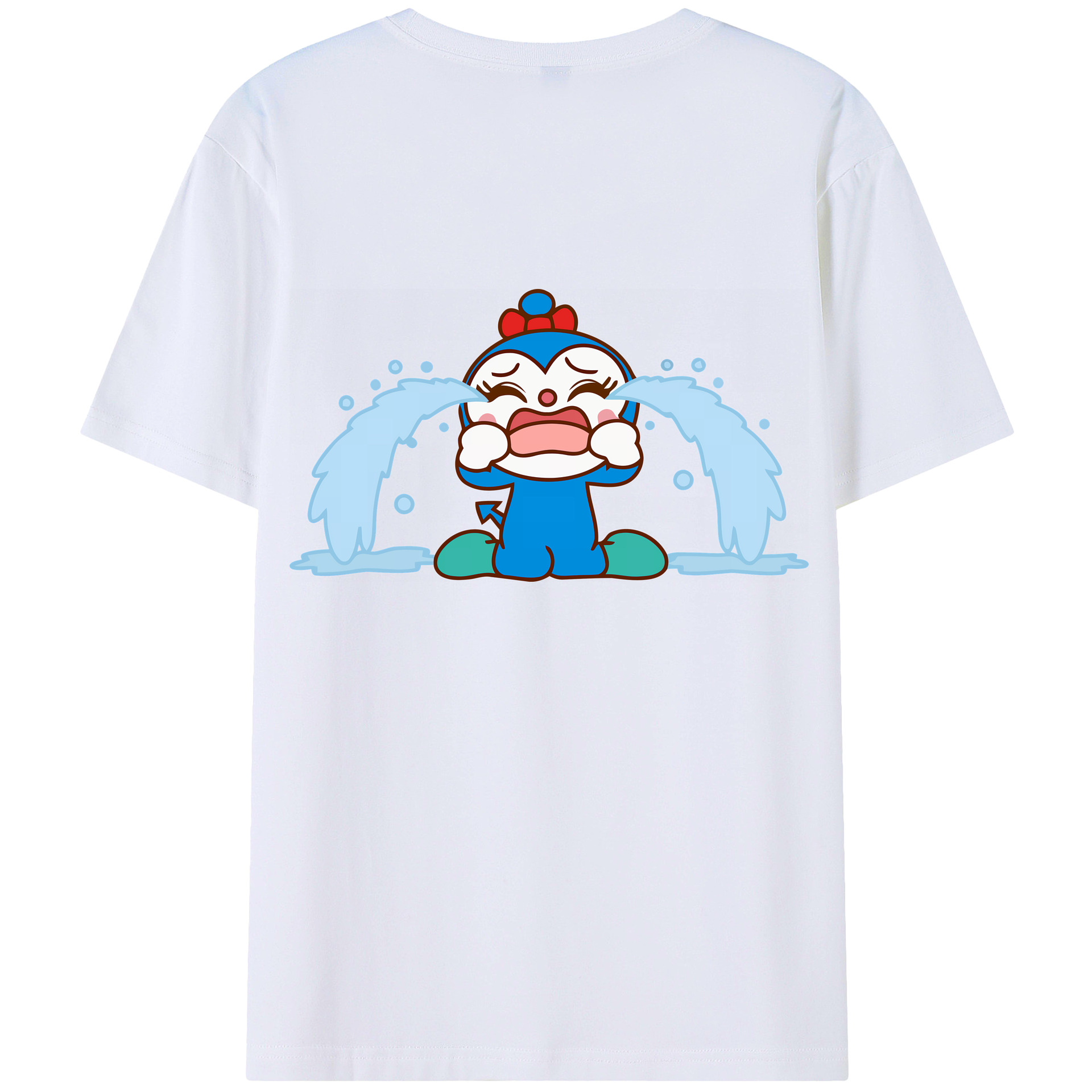 （画像用） アンパンマン Anpanman 綿100％ メンズ半袖Tシャツ（バックプリント） 通気性