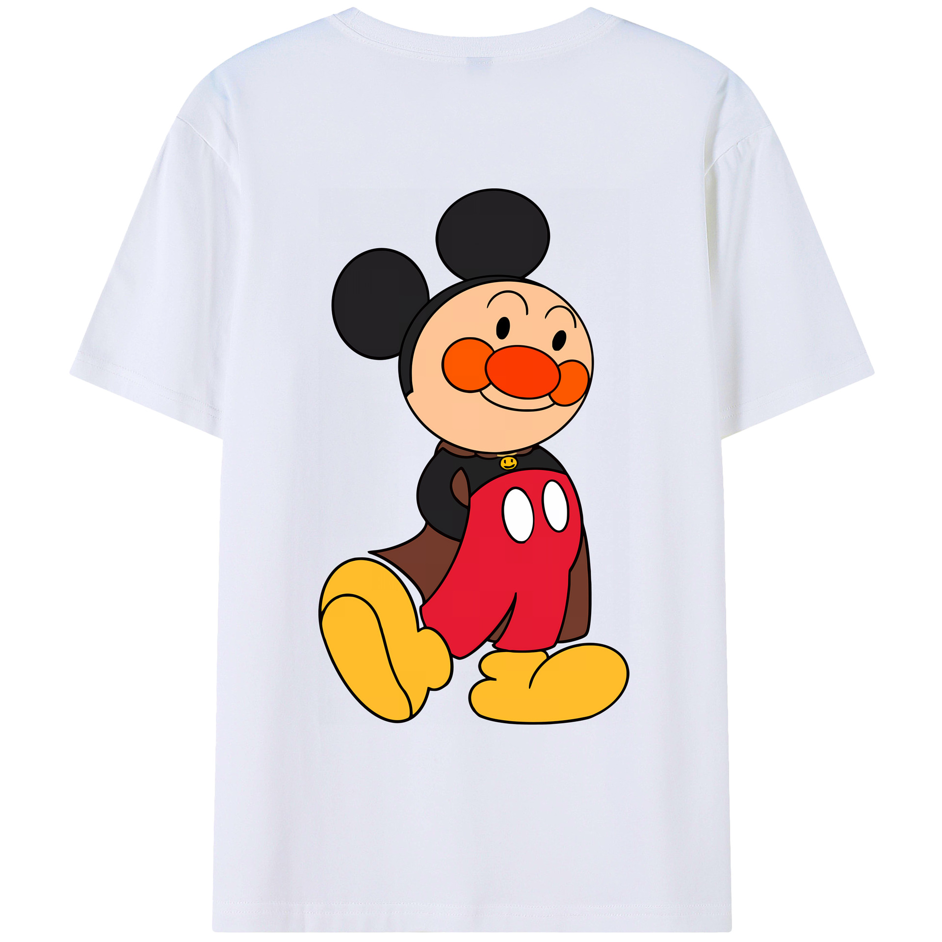 （画像用） アンパンマン Anpanman 綿100％ メンズ半袖Tシャツ（バックプリント） 通気性