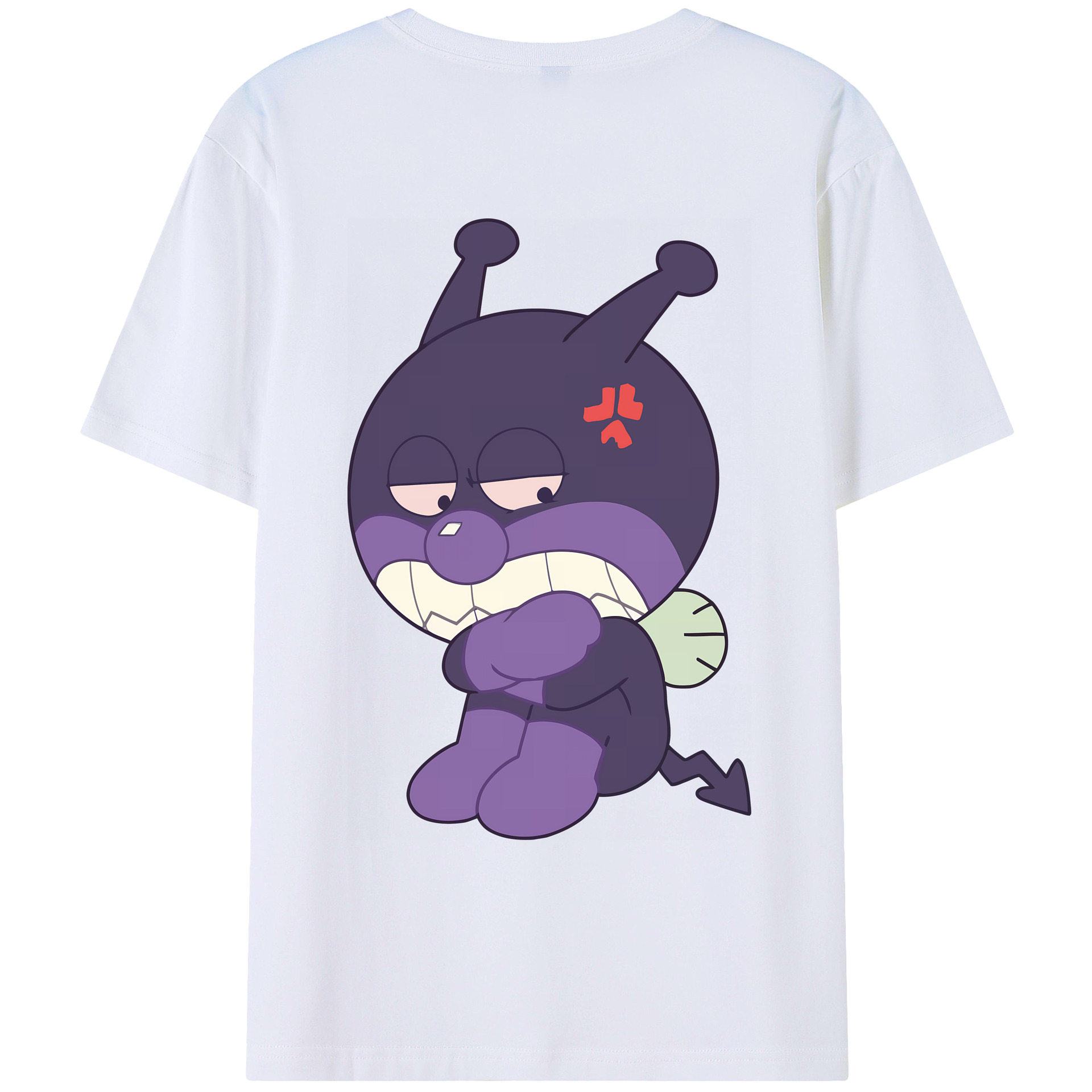 （画像用） アンパンマン Anpanman 綿100％ メンズ半袖Tシャツ（バックプリント） 通気性