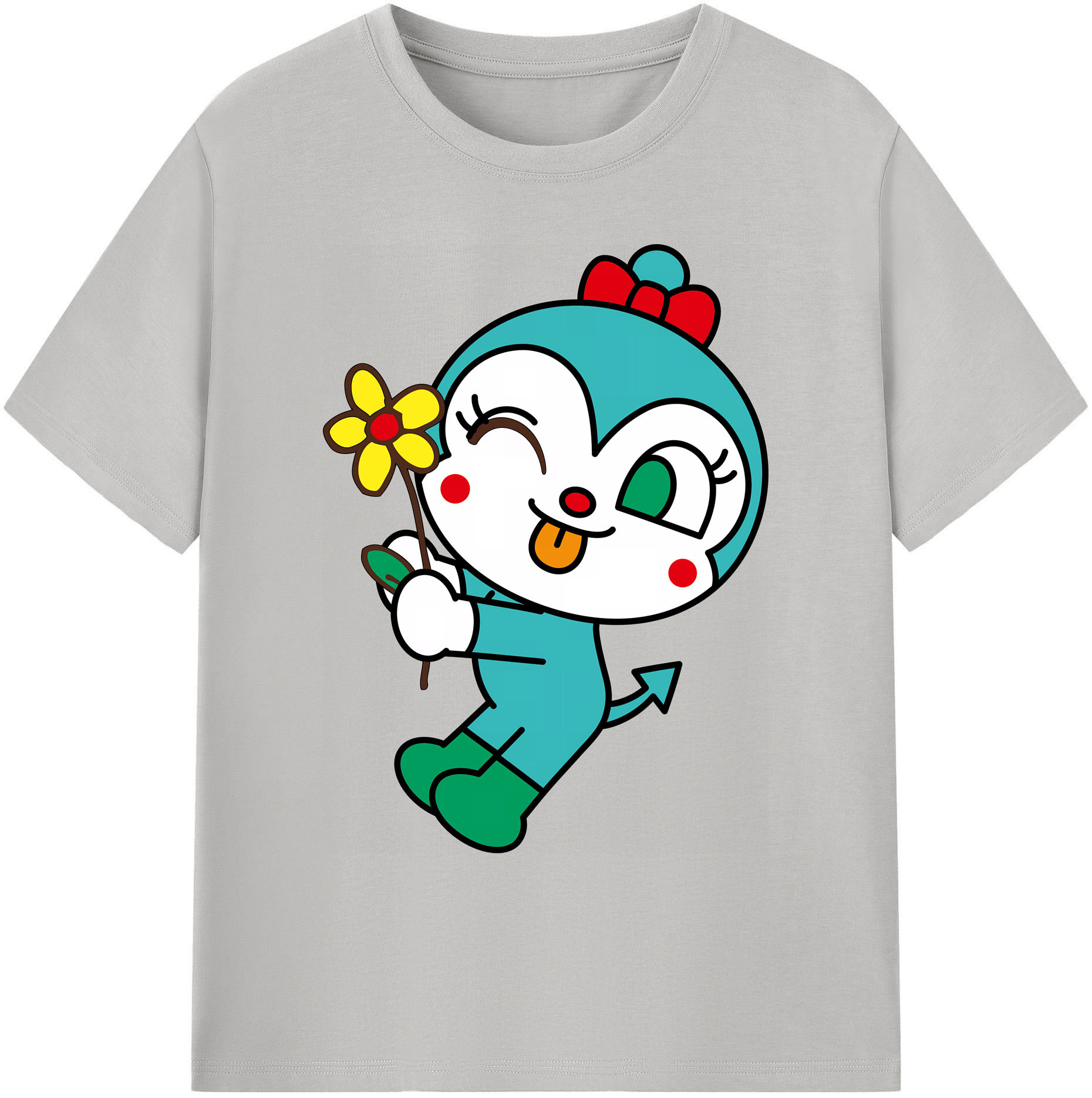 （画像用） アンパンマン Anpanman 綿100％ メンズ半袖Tシャツ｜肌触りやわらか＆通気性