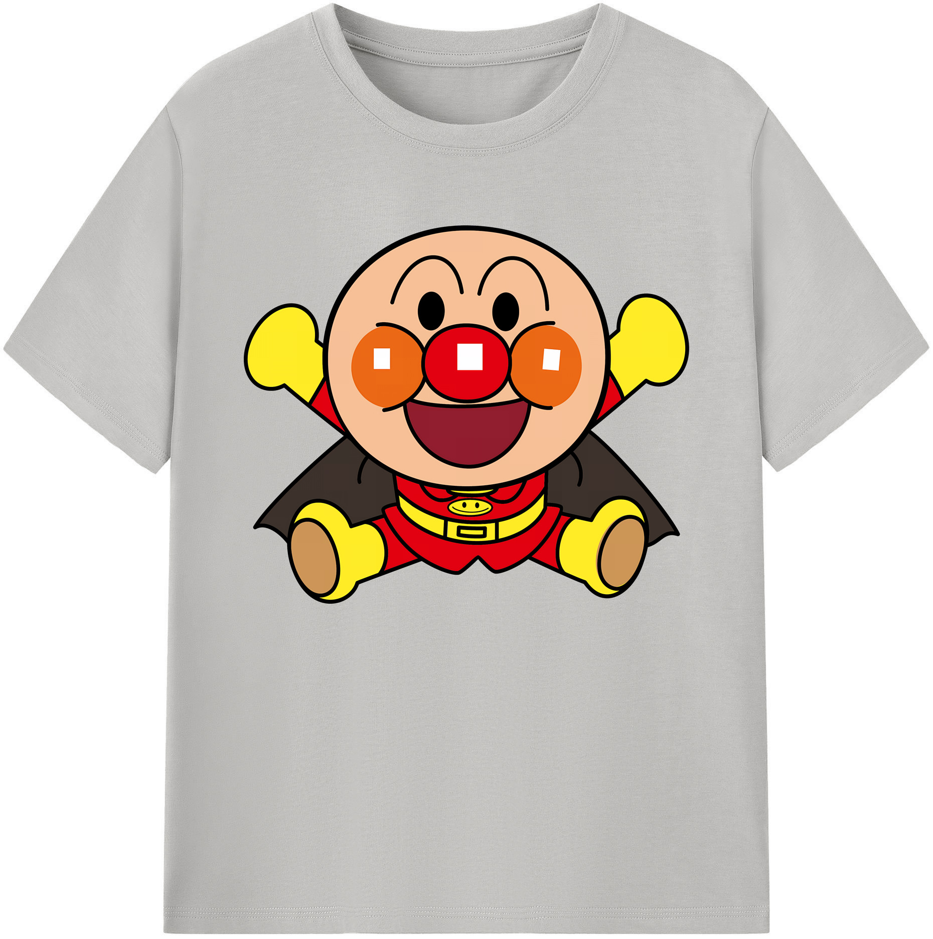 （画像用） アンパンマン Anpanman 綿100％ メンズ半袖Tシャツ｜肌触りやわらか＆通気性