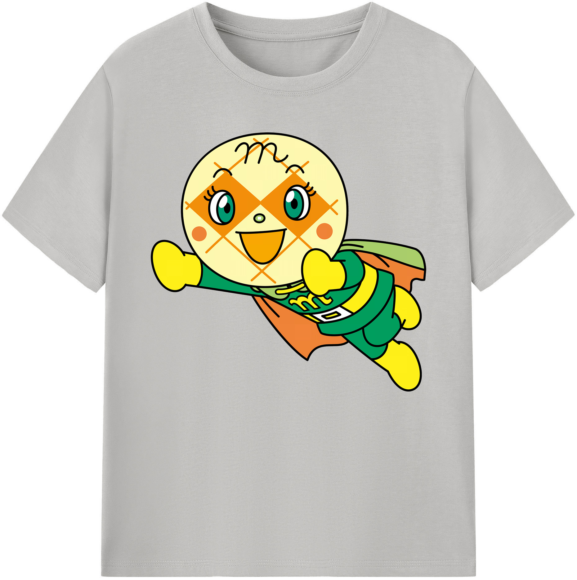（画像用） アンパンマン Anpanman 綿100％ メンズ半袖Tシャツ｜肌触りやわらか＆通気性