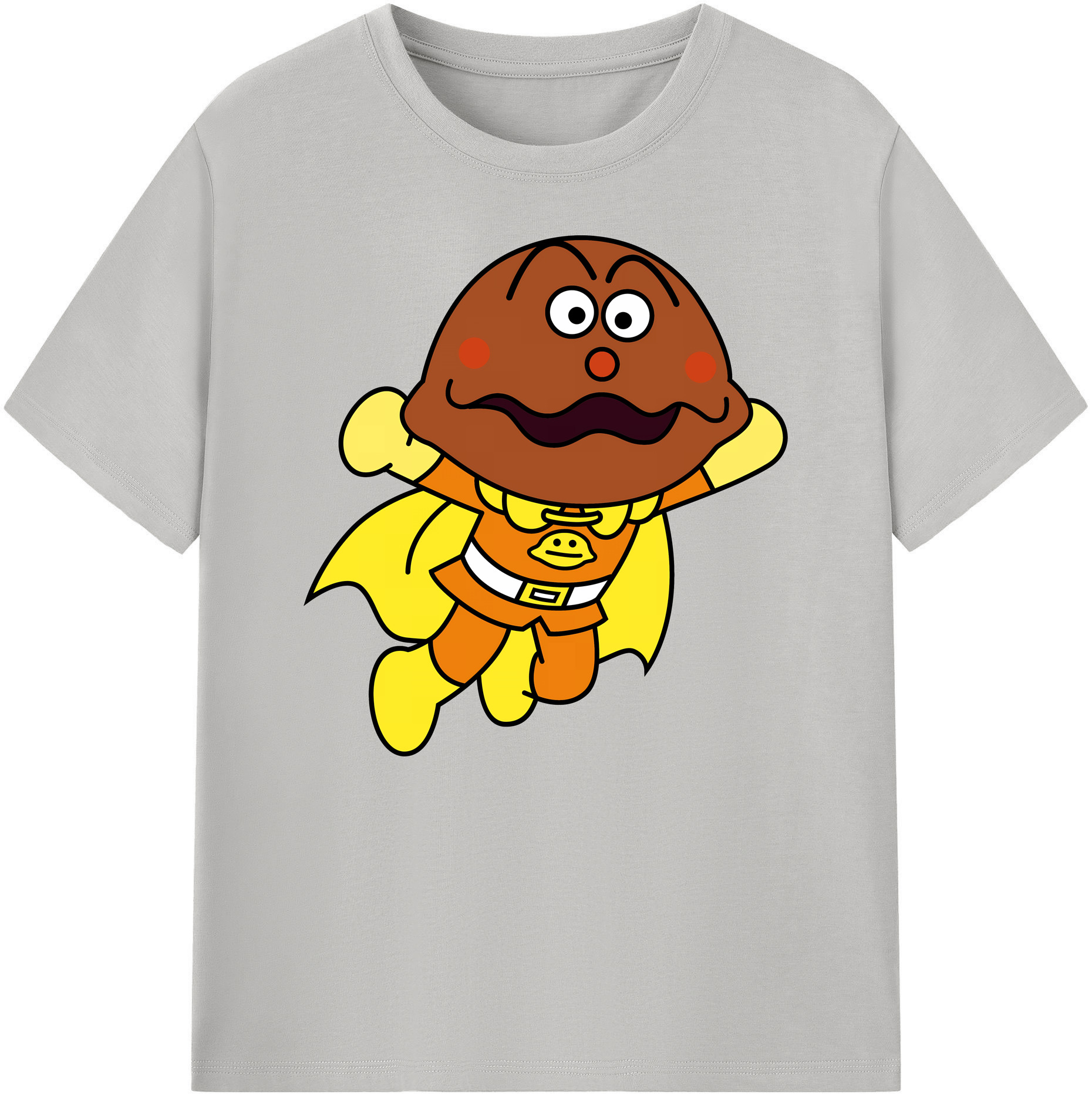 （画像用） アンパンマン Anpanman 綿100％ メンズ半袖Tシャツ｜肌触りやわらか＆通気性