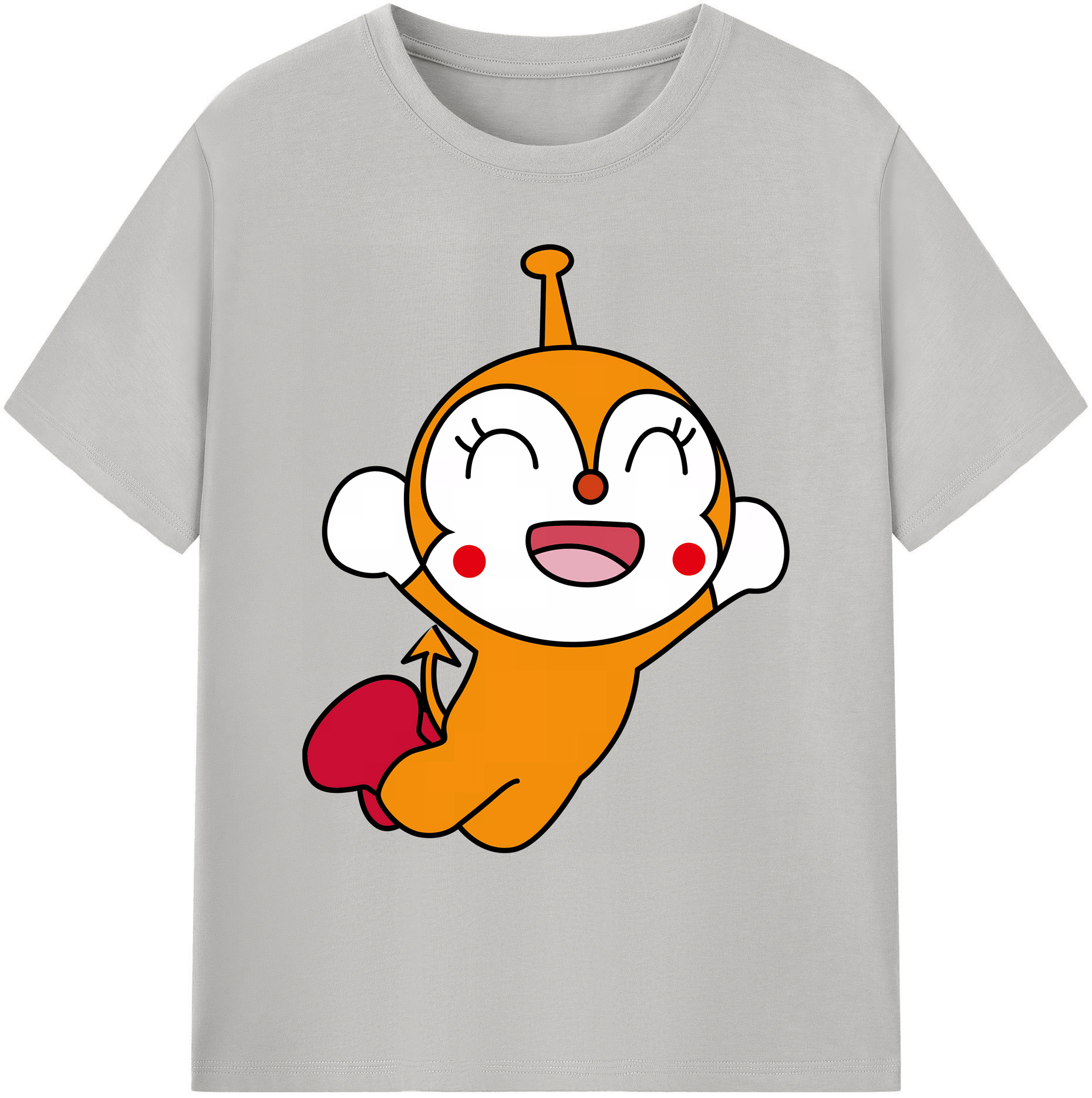 （画像用） アンパンマン Anpanman 綿100％ メンズ半袖Tシャツ｜肌触りやわらか＆通気性