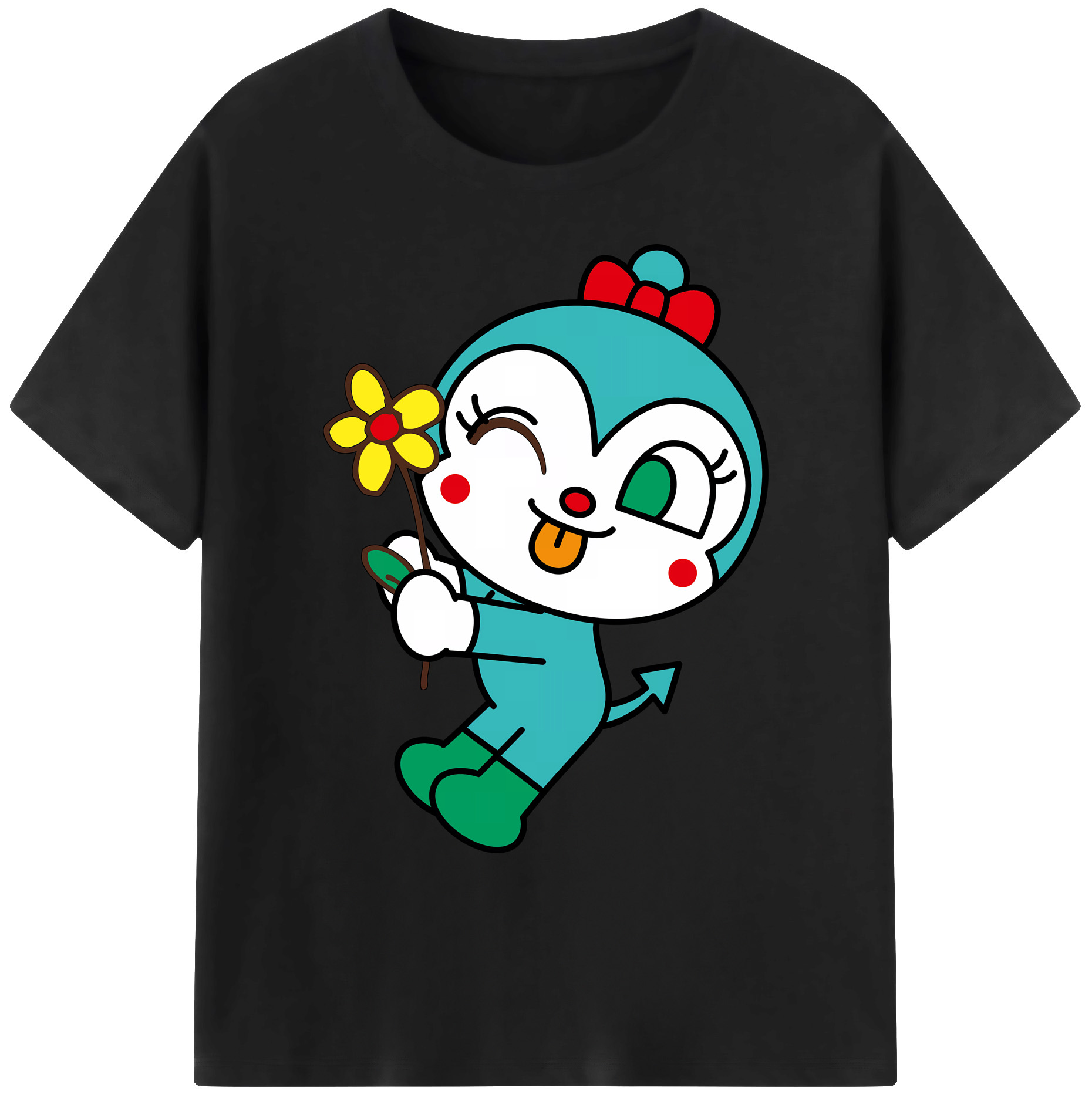（画像用） アンパンマン Anpanman 綿100％ メンズ半袖Tシャツ｜肌触りやわらか＆通気性