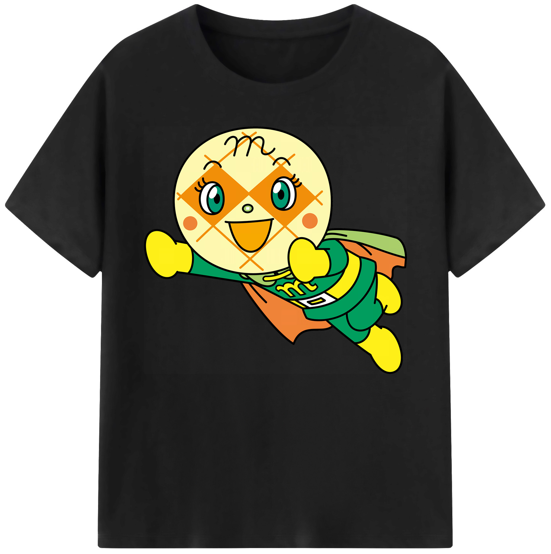 （画像用） アンパンマン Anpanman 綿100％ メンズ半袖Tシャツ｜肌触りやわらか＆通気性