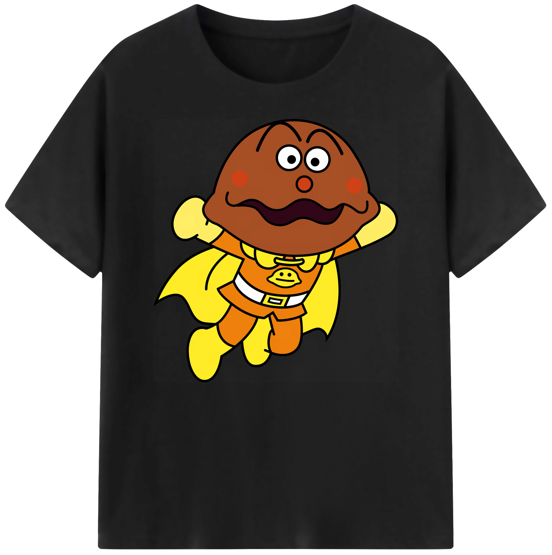 （画像用） アンパンマン Anpanman 綿100％ メンズ半袖Tシャツ｜肌触りやわらか＆通気性