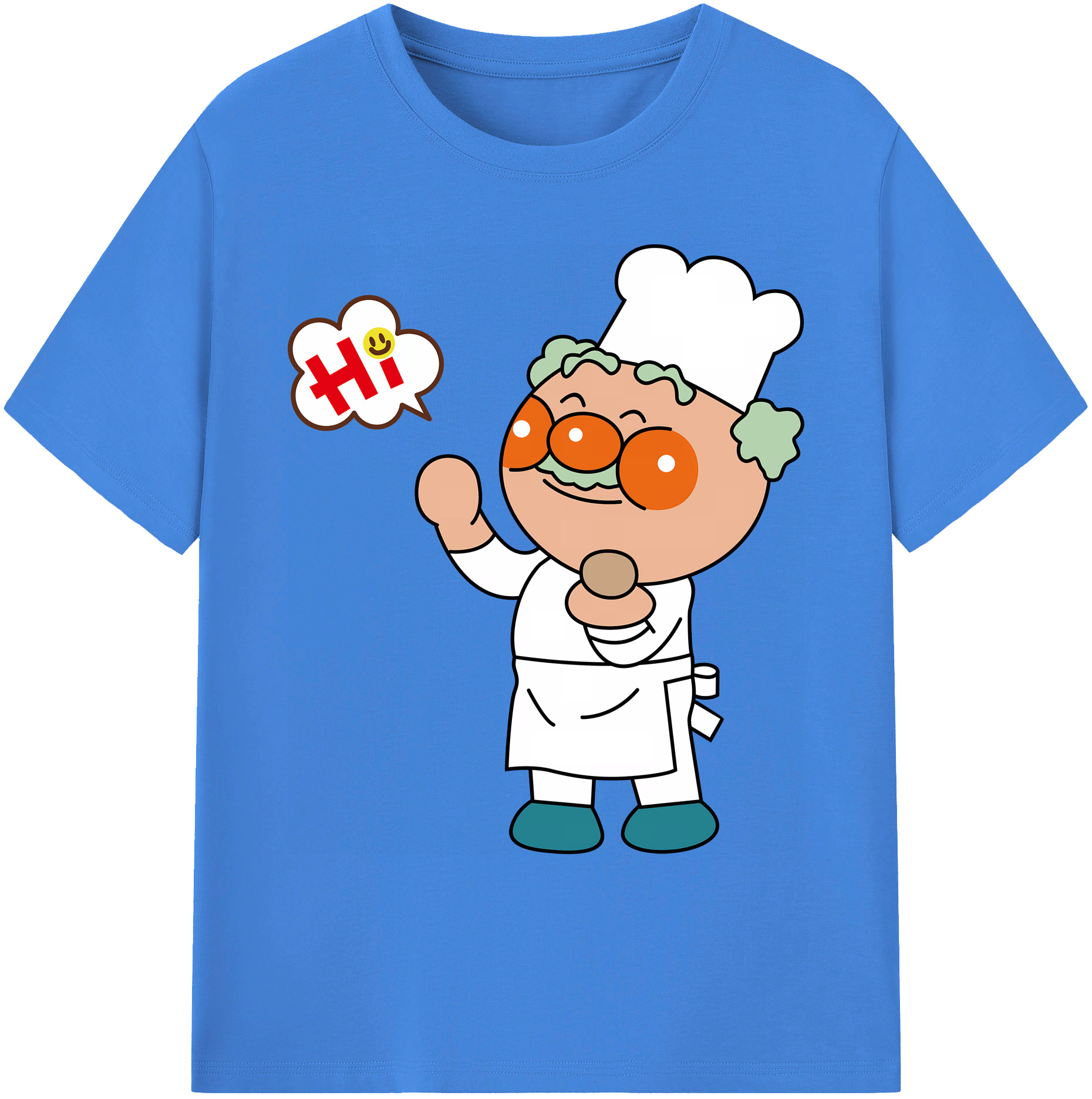 （画像用） アンパンマン Anpanman 綿100％ メンズ半袖Tシャツ｜肌触りやわらか＆通気性