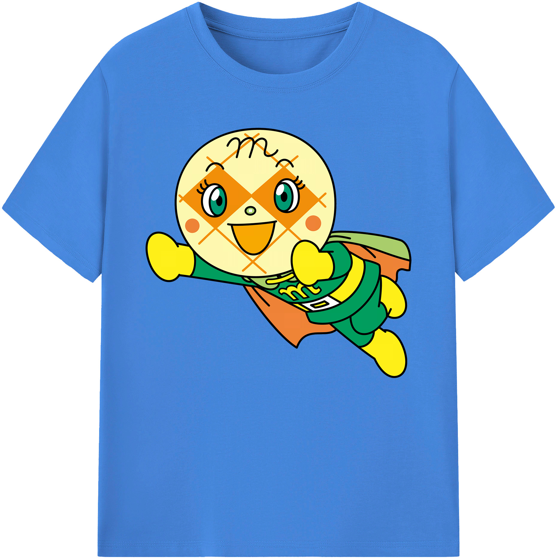 （画像用） アンパンマン Anpanman 綿100％ メンズ半袖Tシャツ｜肌触りやわらか＆通気性