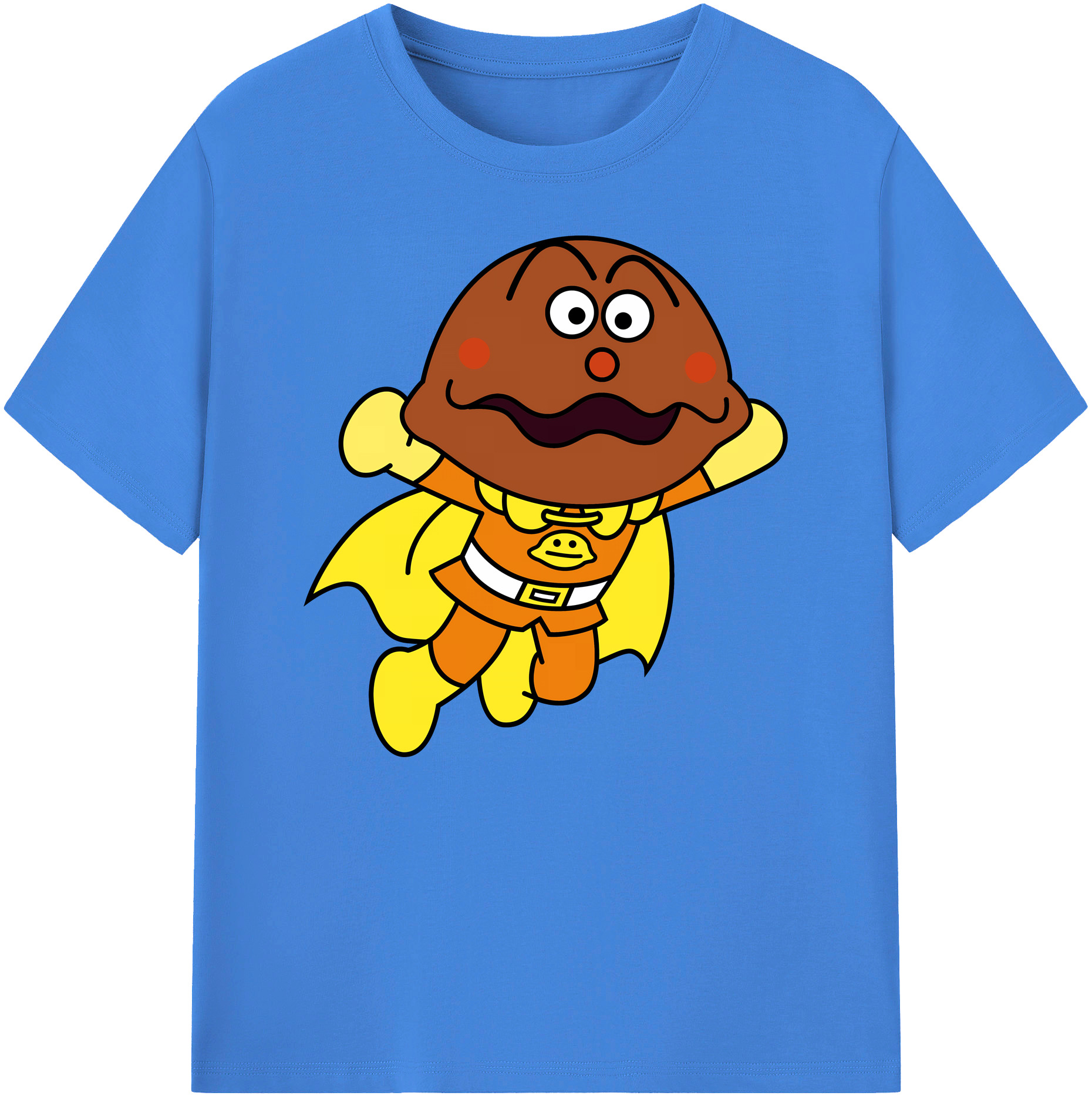 （画像用） アンパンマン Anpanman 綿100％ メンズ半袖Tシャツ｜肌触りやわらか＆通気性