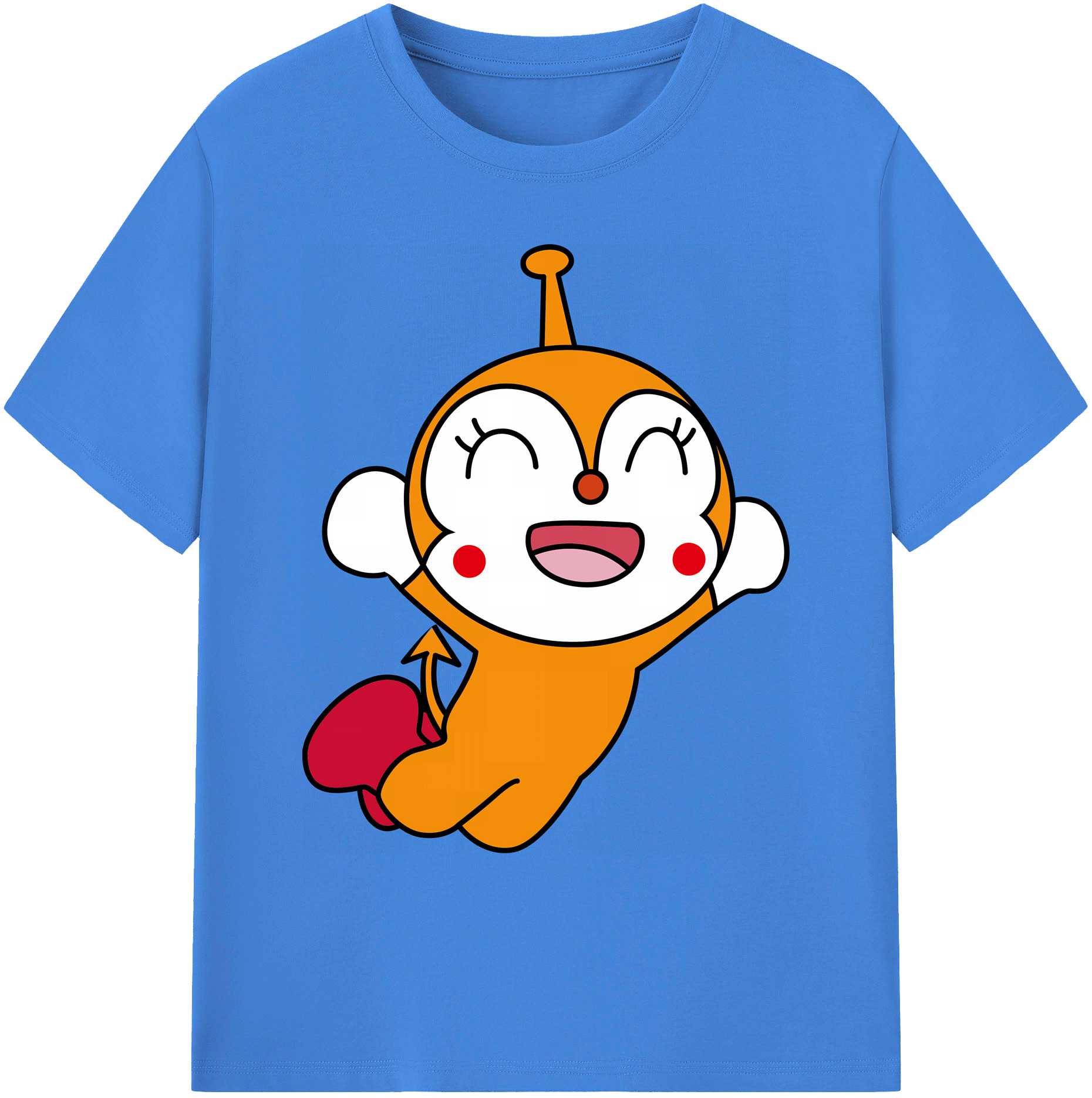 （画像用） アンパンマン Anpanman 綿100％ メンズ半袖Tシャツ｜肌触りやわらか＆通気性