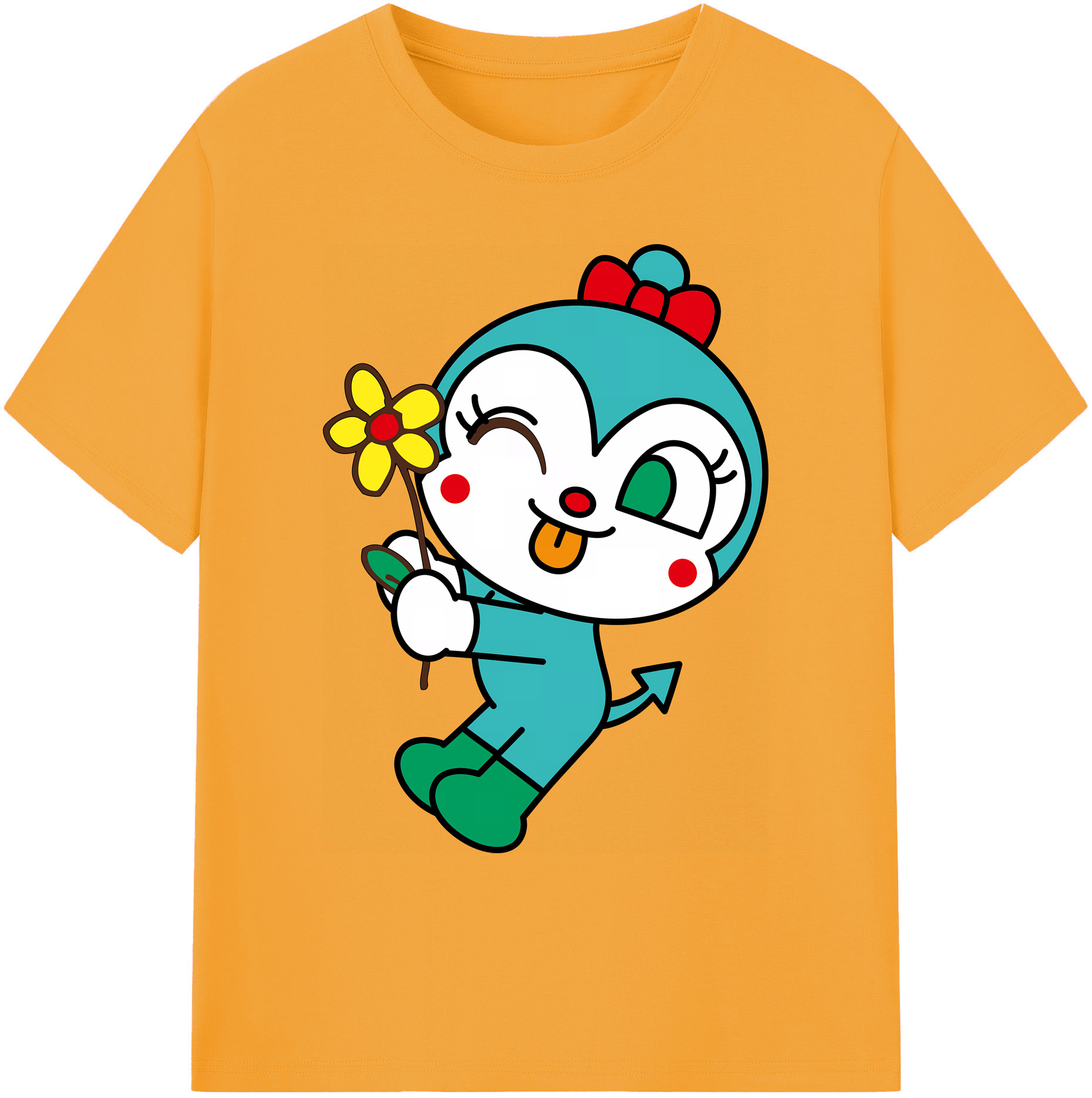 （画像用） アンパンマン Anpanman 綿100％ メンズ半袖Tシャツ｜肌触りやわらか＆通気性