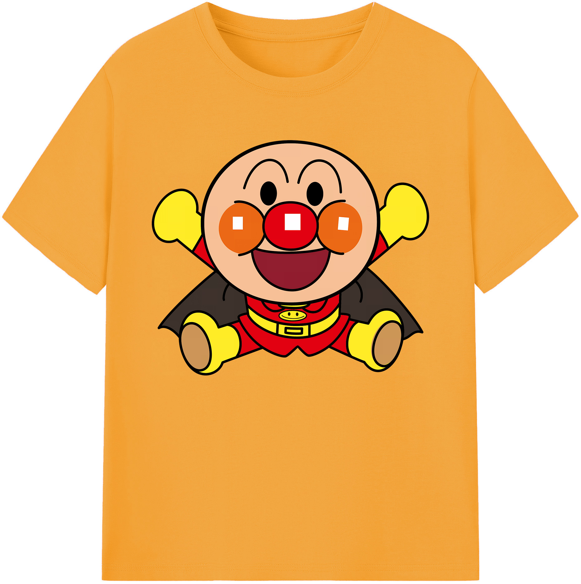 （画像用） アンパンマン Anpanman 綿100％ メンズ半袖Tシャツ｜肌触りやわらか＆通気性
