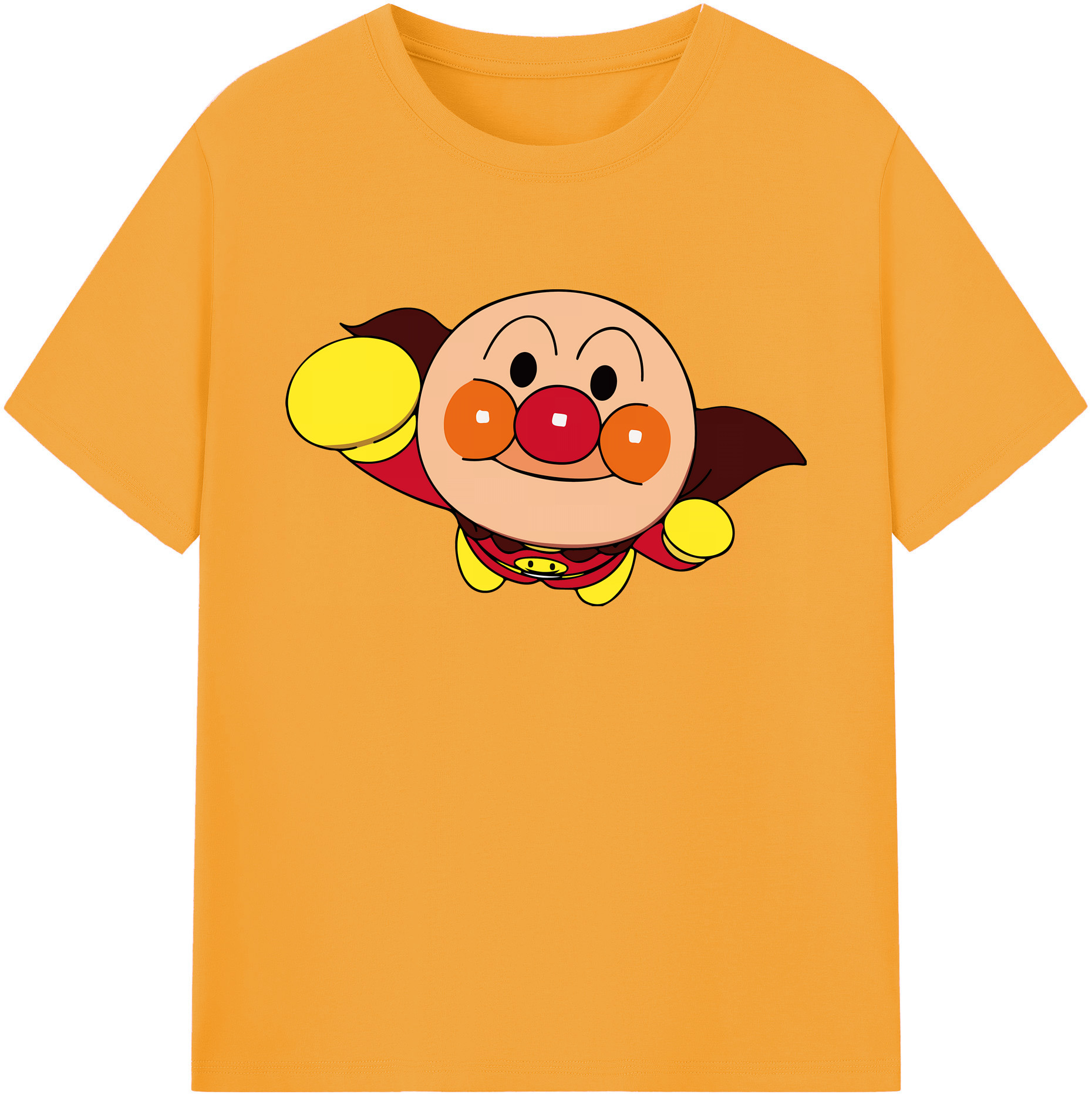 （画像用） アンパンマン Anpanman 綿100％ メンズ半袖Tシャツ｜肌触りやわらか＆通気性