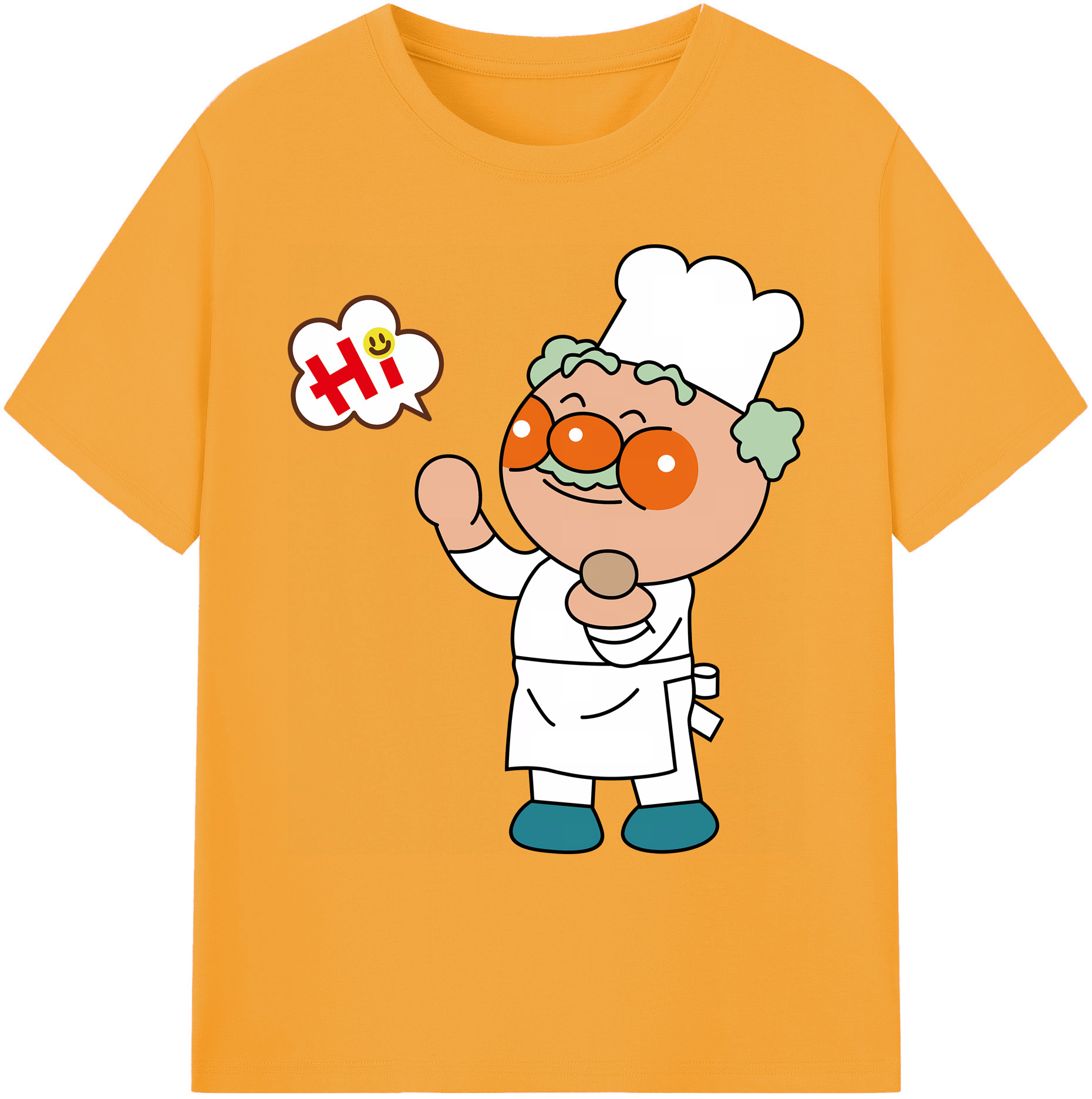 （画像用） アンパンマン Anpanman 綿100％ メンズ半袖Tシャツ｜肌触りやわらか＆通気性