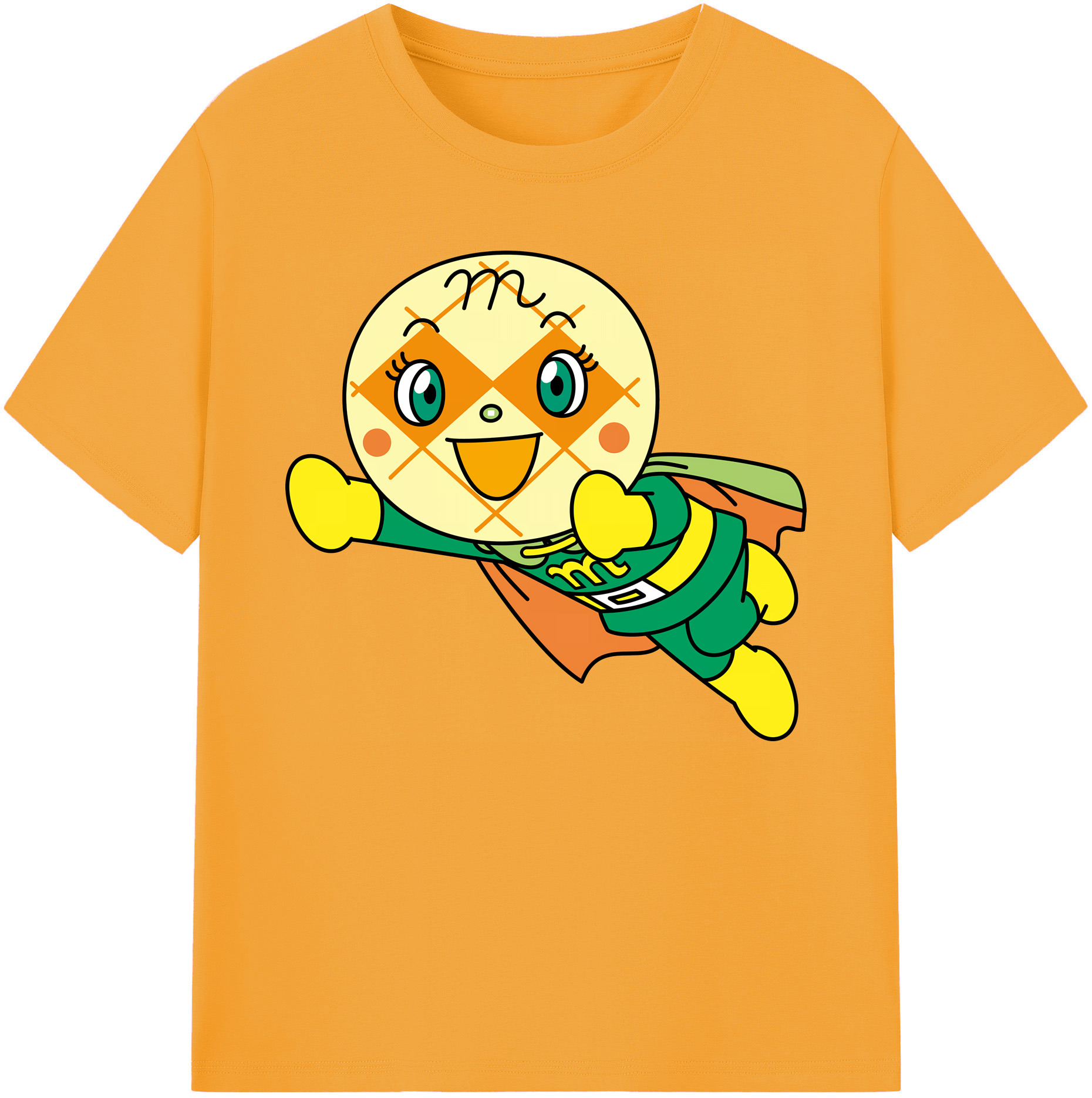 （画像用） アンパンマン Anpanman 綿100％ メンズ半袖Tシャツ｜肌触りやわらか＆通気性
