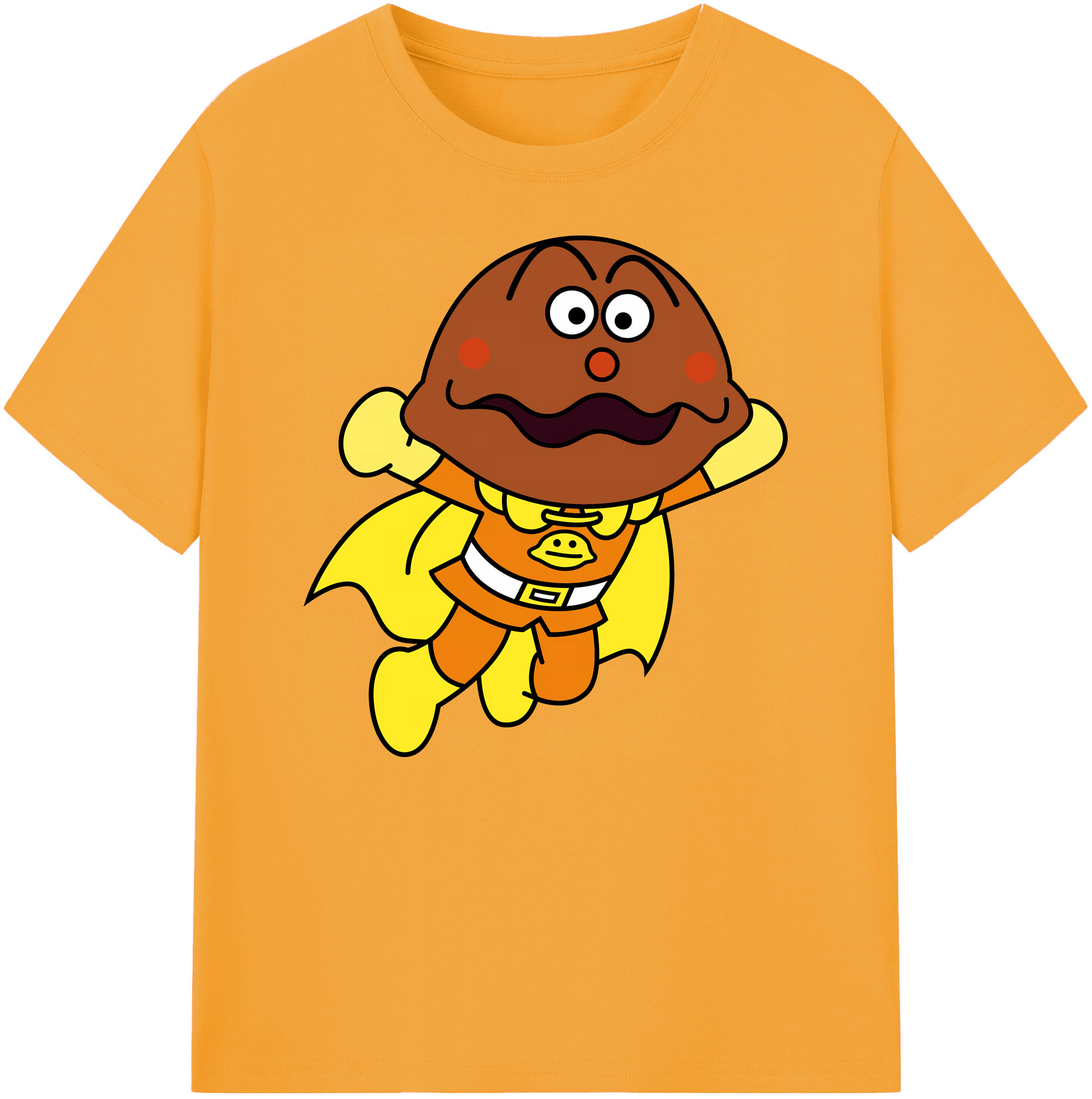 （画像用） アンパンマン Anpanman 綿100％ メンズ半袖Tシャツ｜肌触りやわらか＆通気性