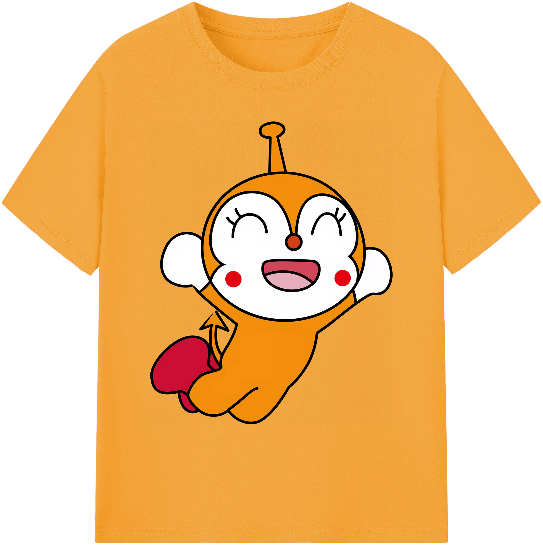 （画像用） アンパンマン Anpanman 綿100％ メンズ半袖Tシャツ｜肌触りやわらか＆通気性