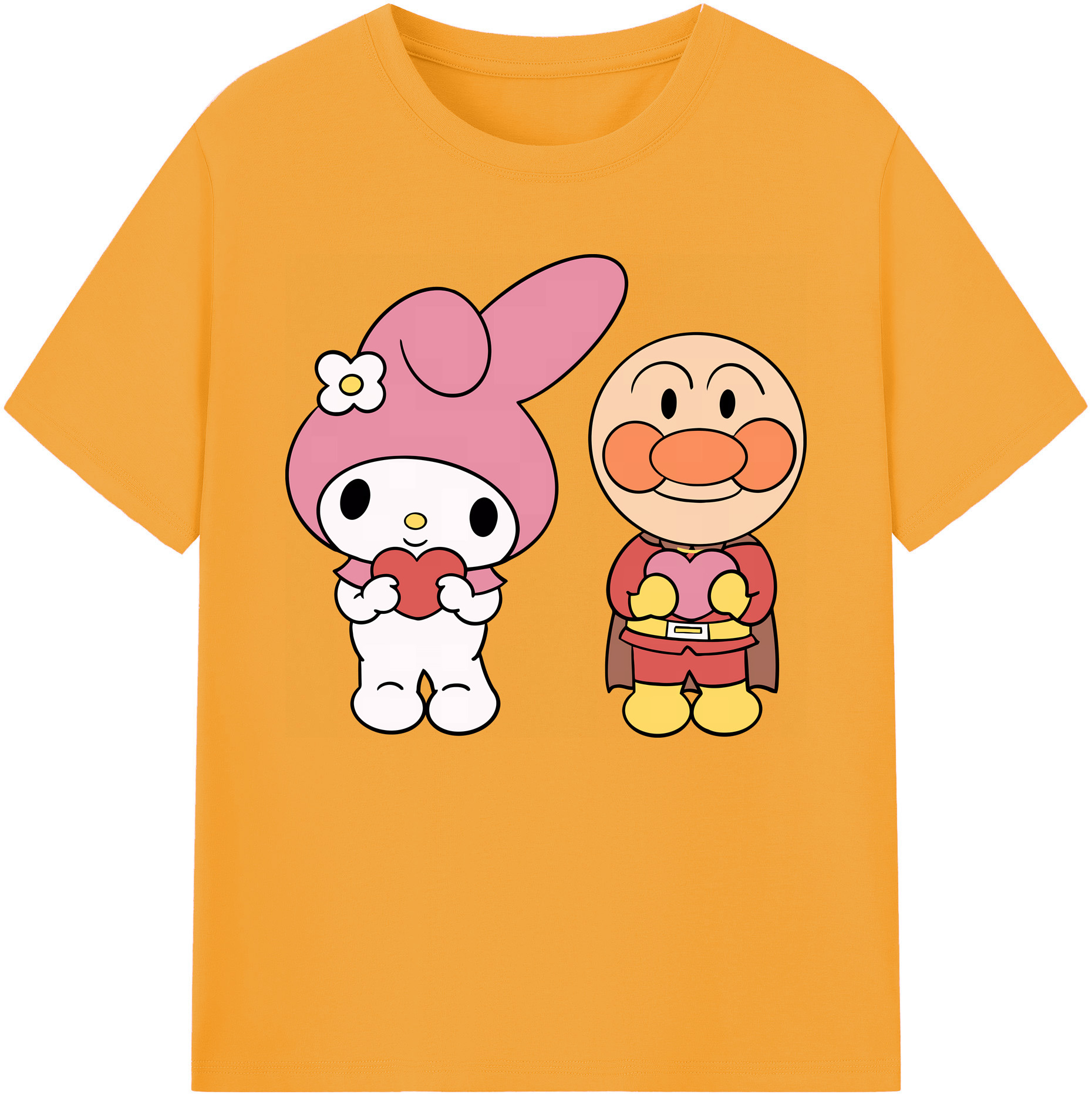 （画像用） アンパンマン Anpanman 綿100％ メンズ半袖Tシャツ｜肌触りやわらか＆通気性