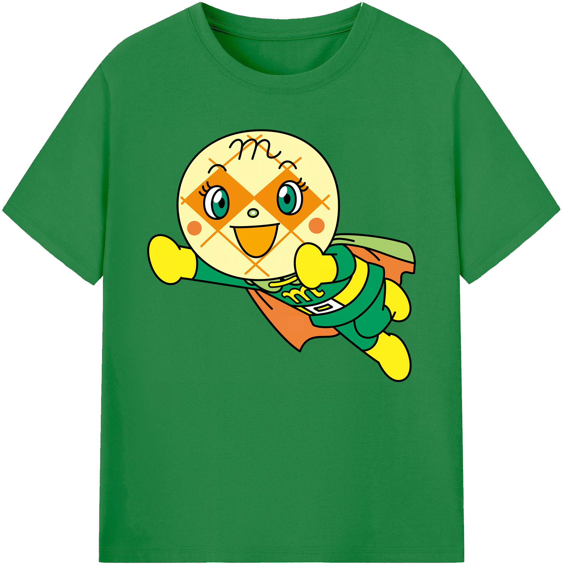 （画像用） アンパンマン Anpanman 綿100％ メンズ半袖Tシャツ｜肌触りやわらか＆通気性