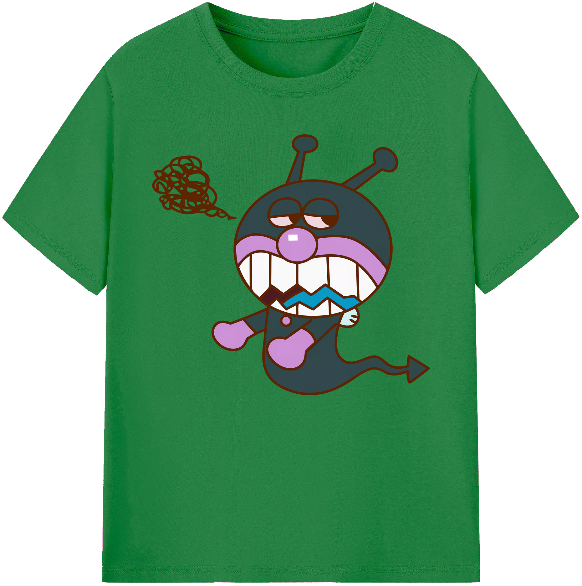 （画像用） アンパンマン Anpanman 綿100％ メンズ半袖Tシャツ｜肌触りやわらか＆通気性