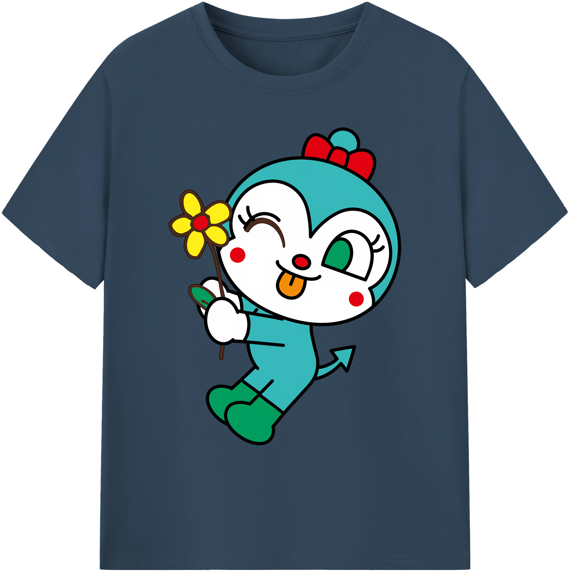 （画像用） アンパンマン Anpanman 綿100％ メンズ半袖Tシャツ｜肌触りやわらか＆通気性