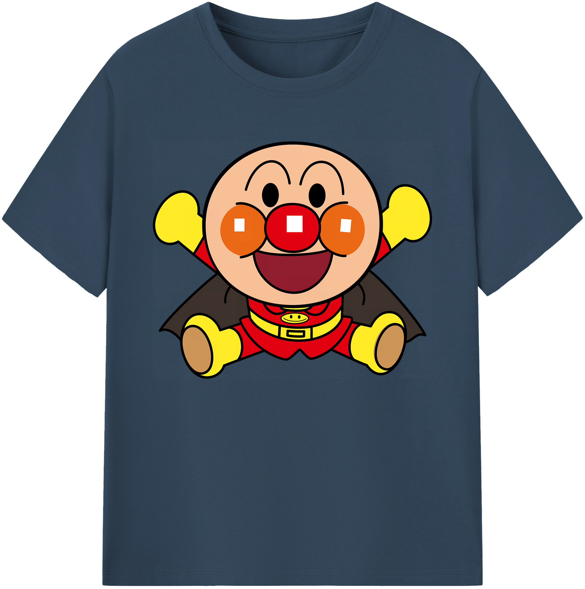 （画像用） アンパンマン Anpanman 綿100％ メンズ半袖Tシャツ｜肌触りやわらか＆通気性