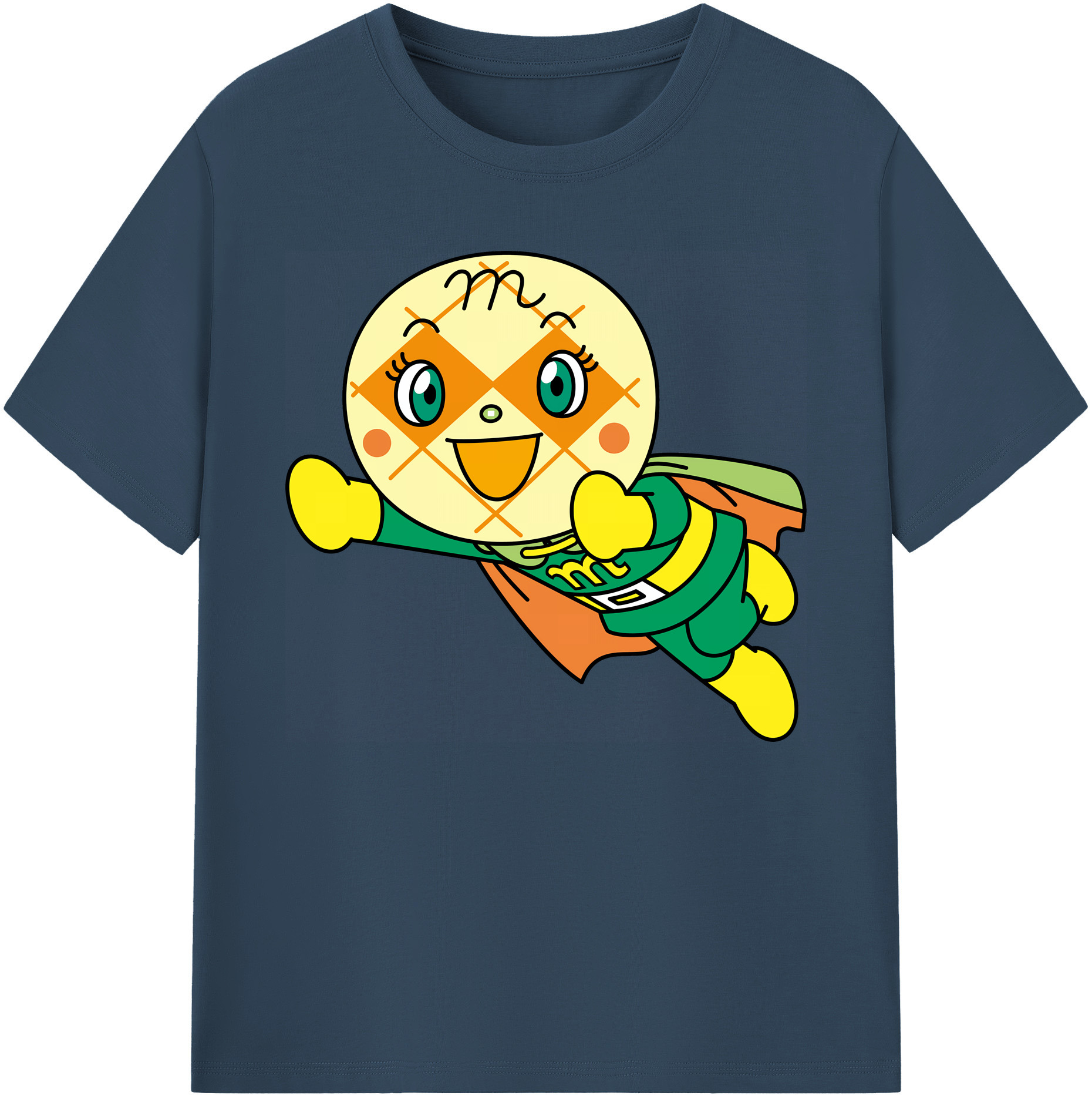 （画像用） アンパンマン Anpanman 綿100％ メンズ半袖Tシャツ｜肌触りやわらか＆通気性